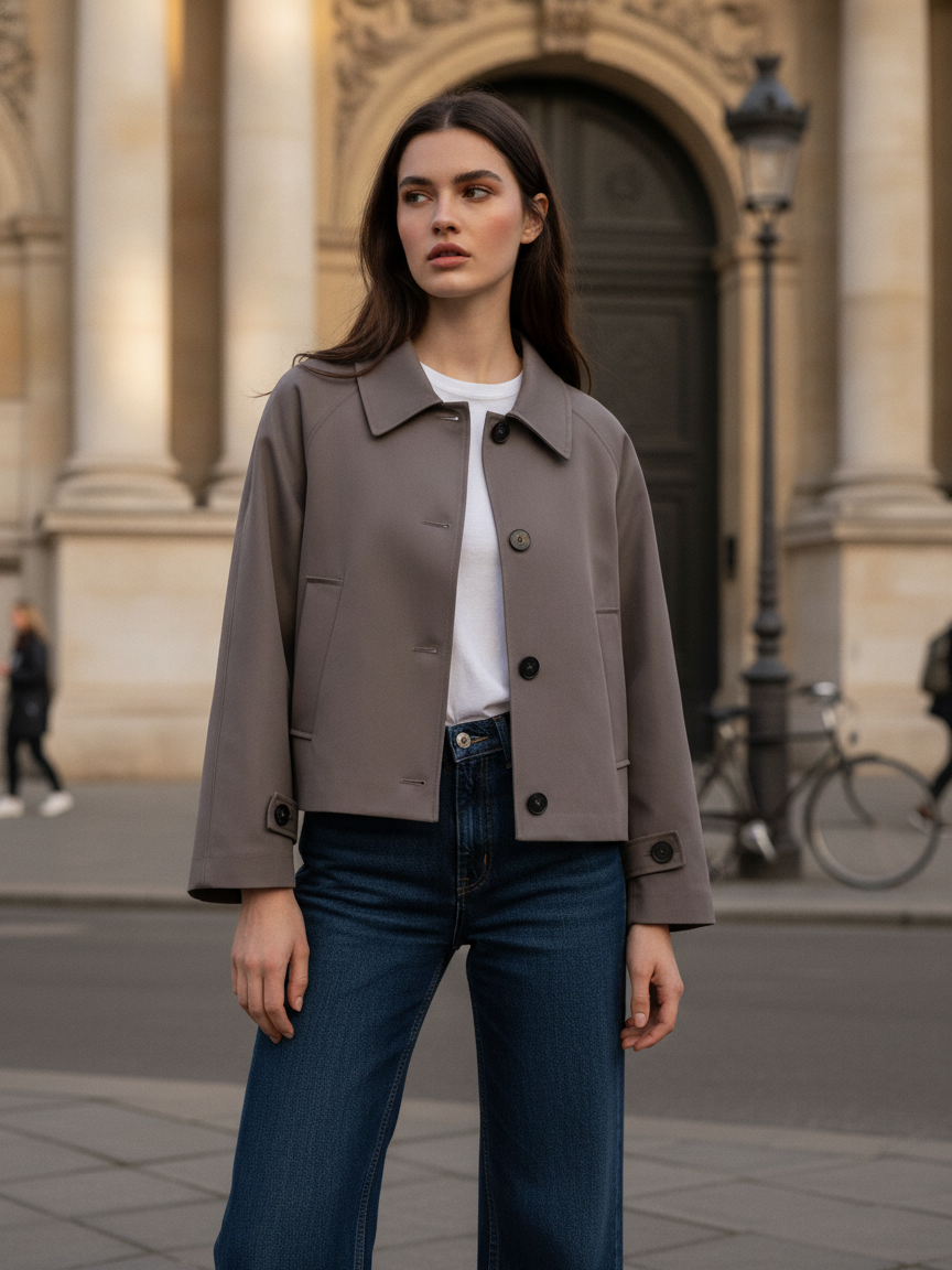Kurze Steppjacke