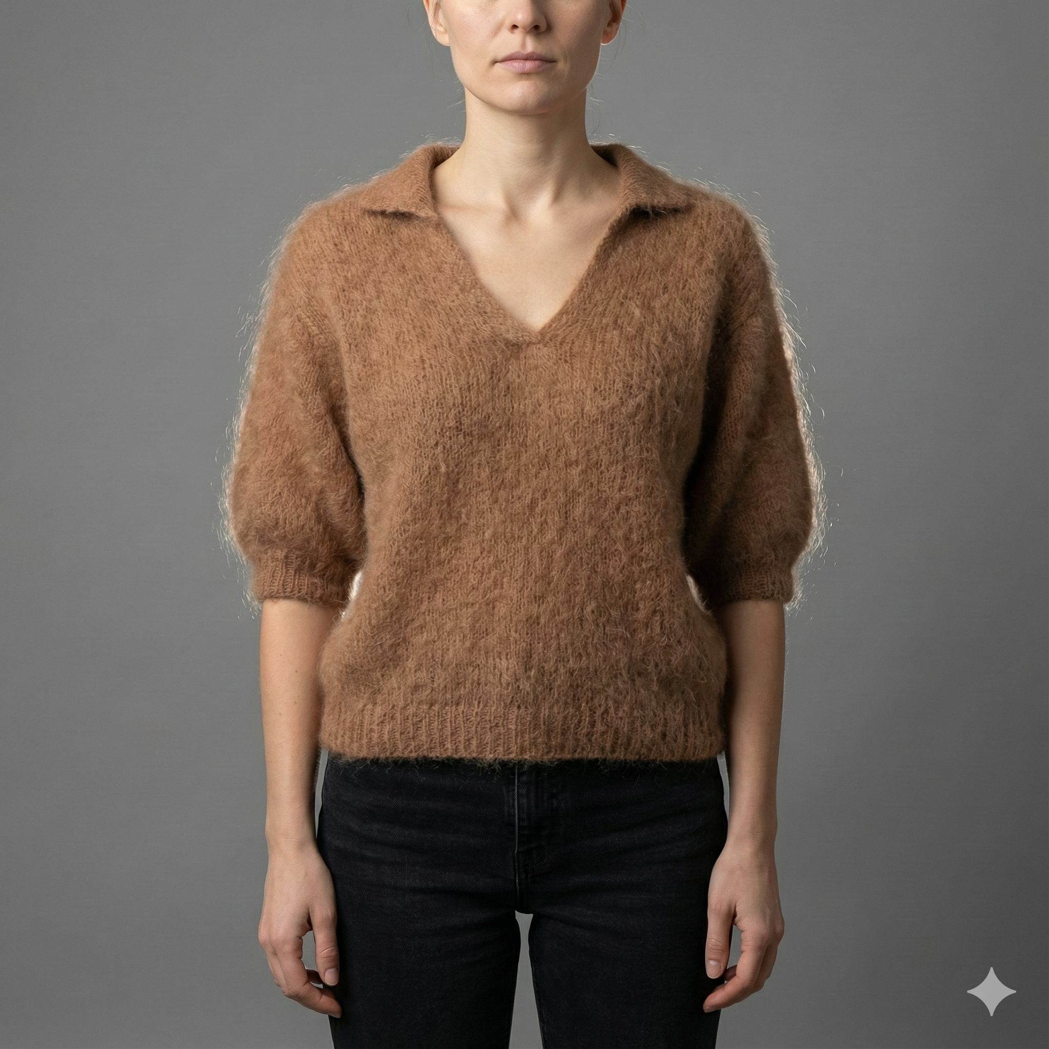 Pullover mit V-Ausschnitt