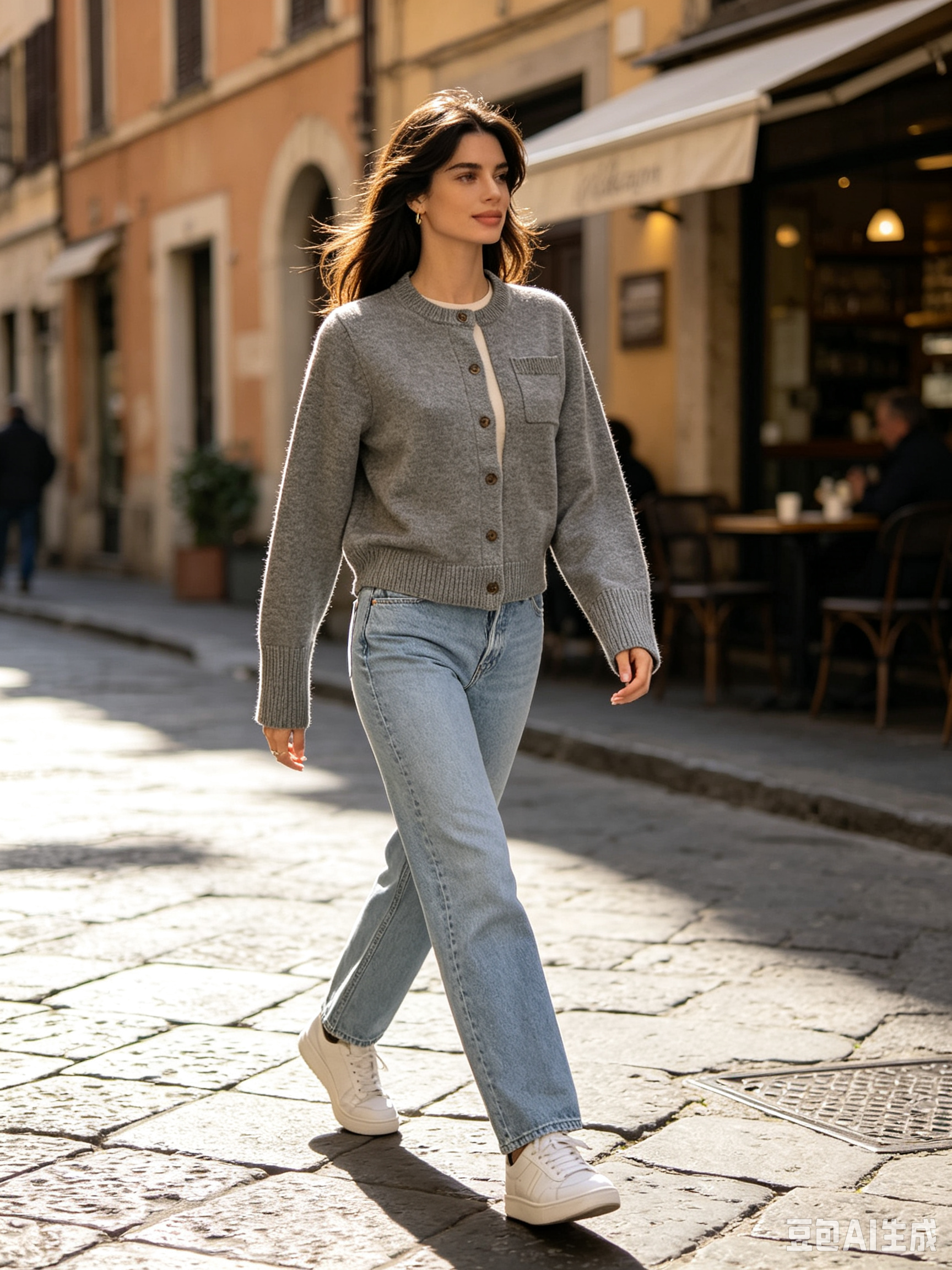 Cardigan mit Knöpfen