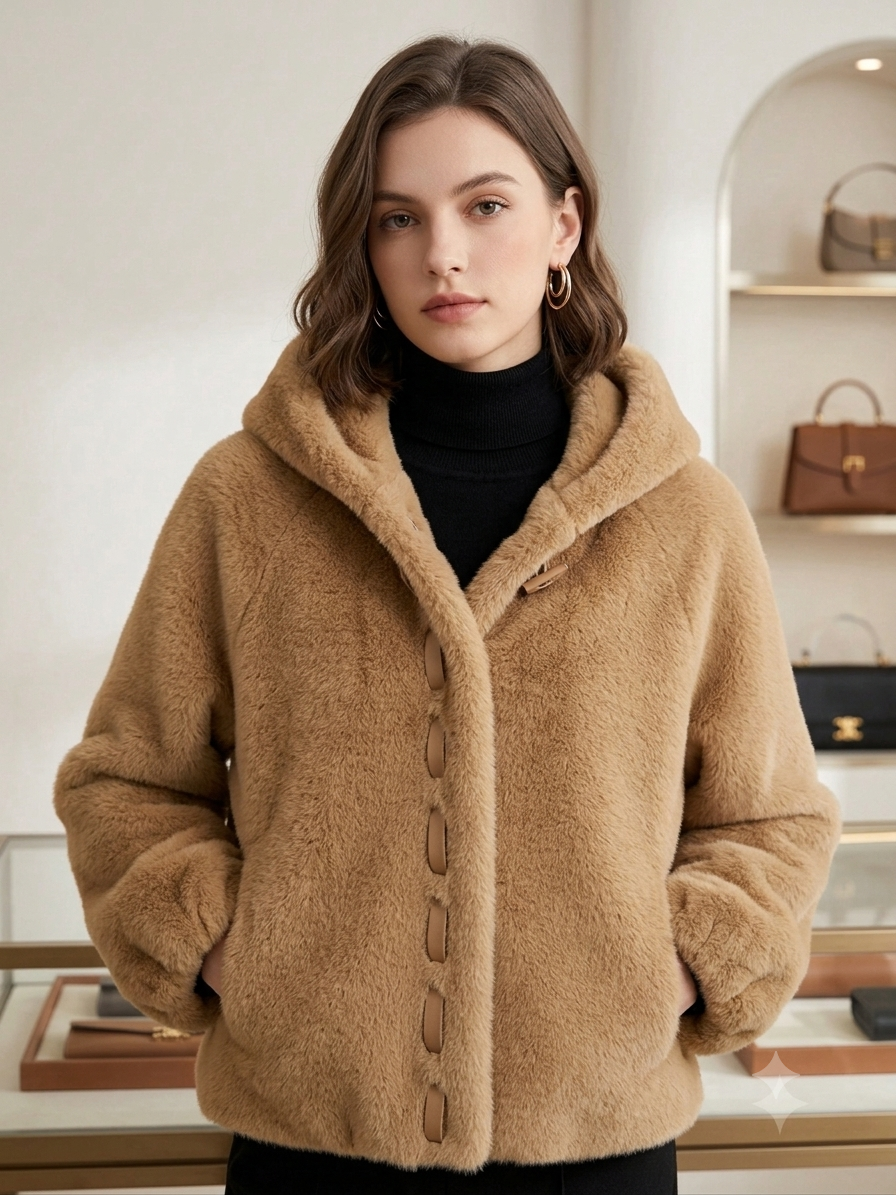 Legere Jacke mit Kapuze