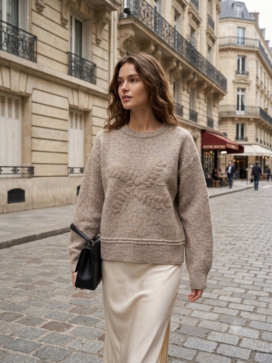 Pullover mit Rundhalsausschnitt, Regular Fit