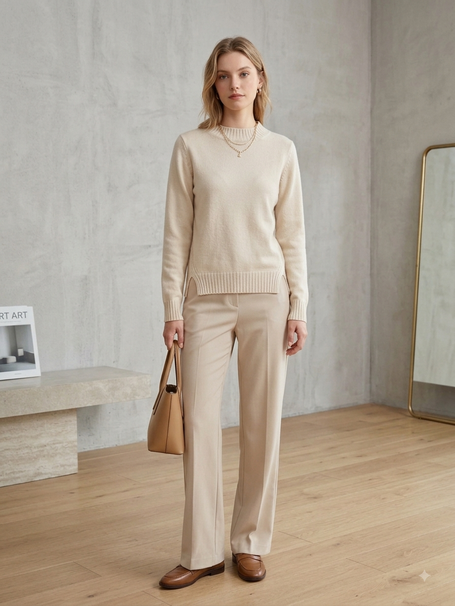 Raglanpullover mit Rundhalsausschnitt