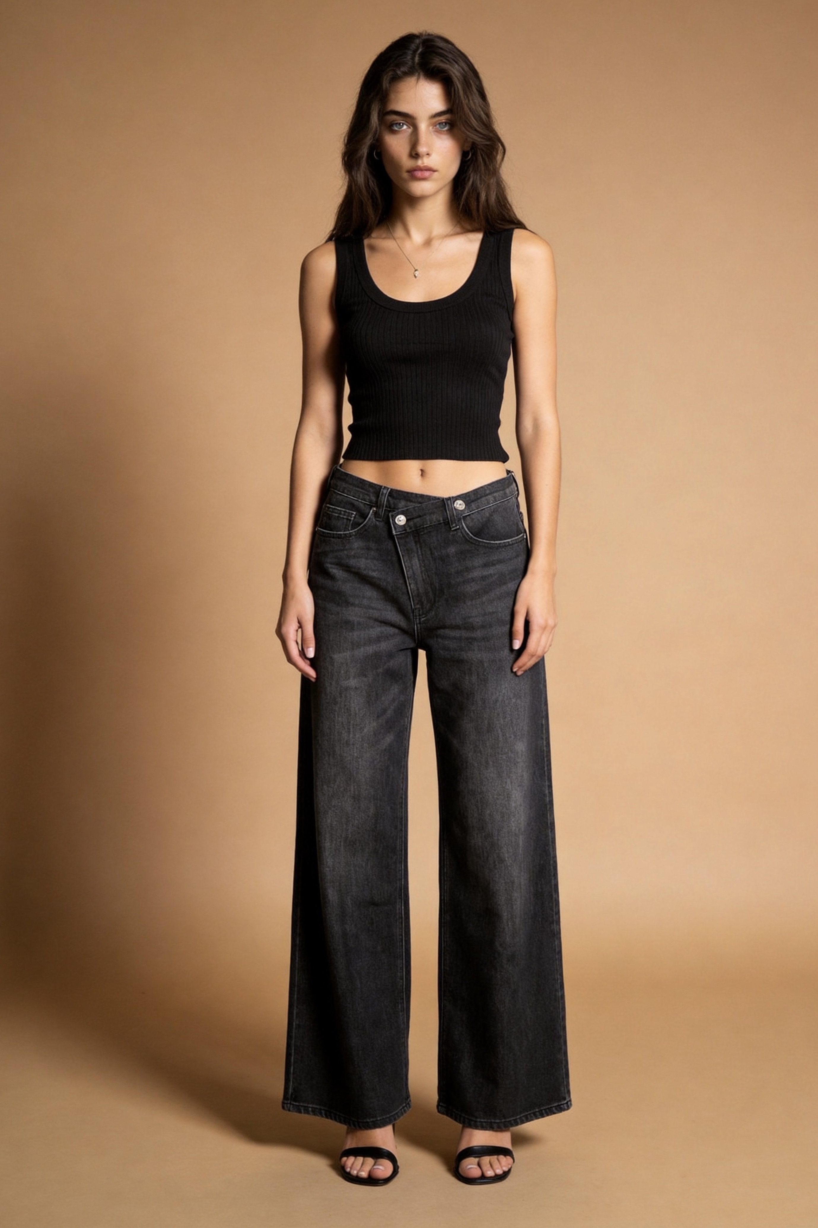 Jeans mit weiter Schnittführung