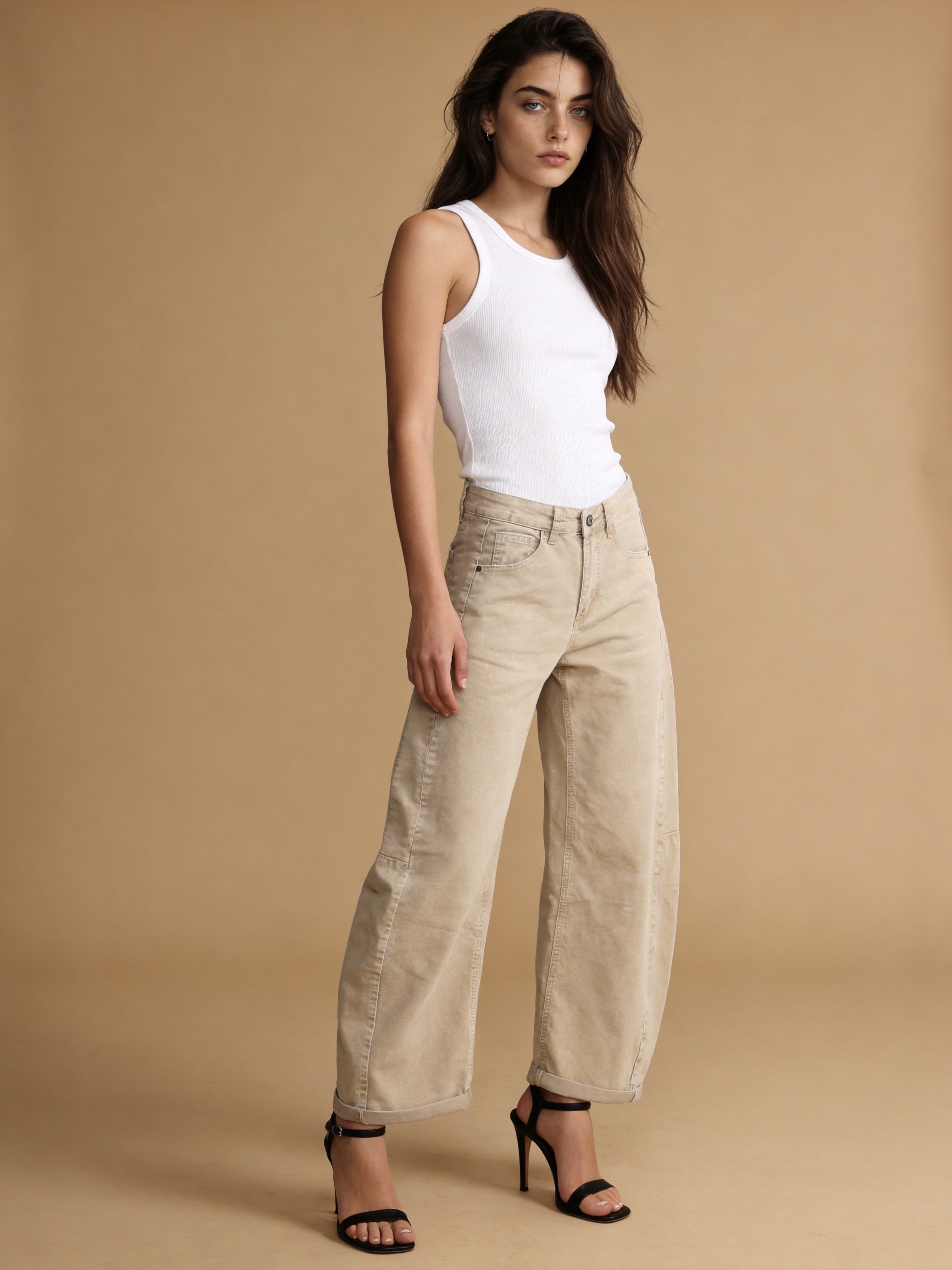Weite High‑Waist Hose