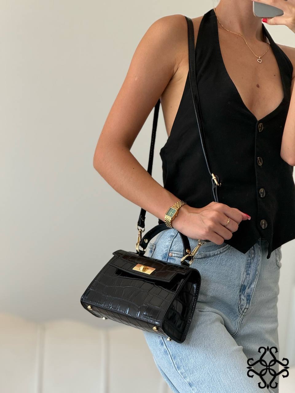 Kufertasche Croco