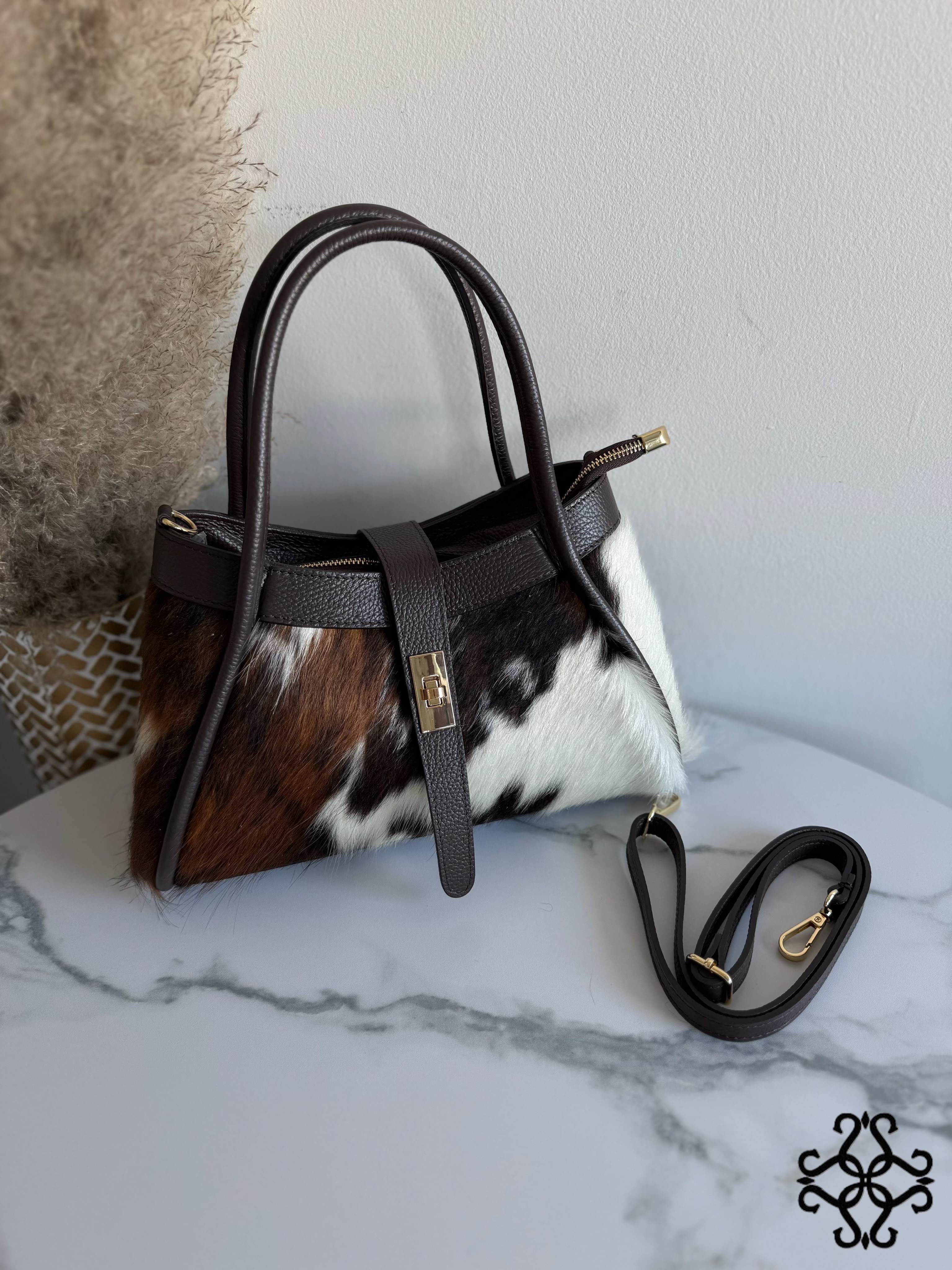 Shopper-Tasche mit kuscheligem Fell