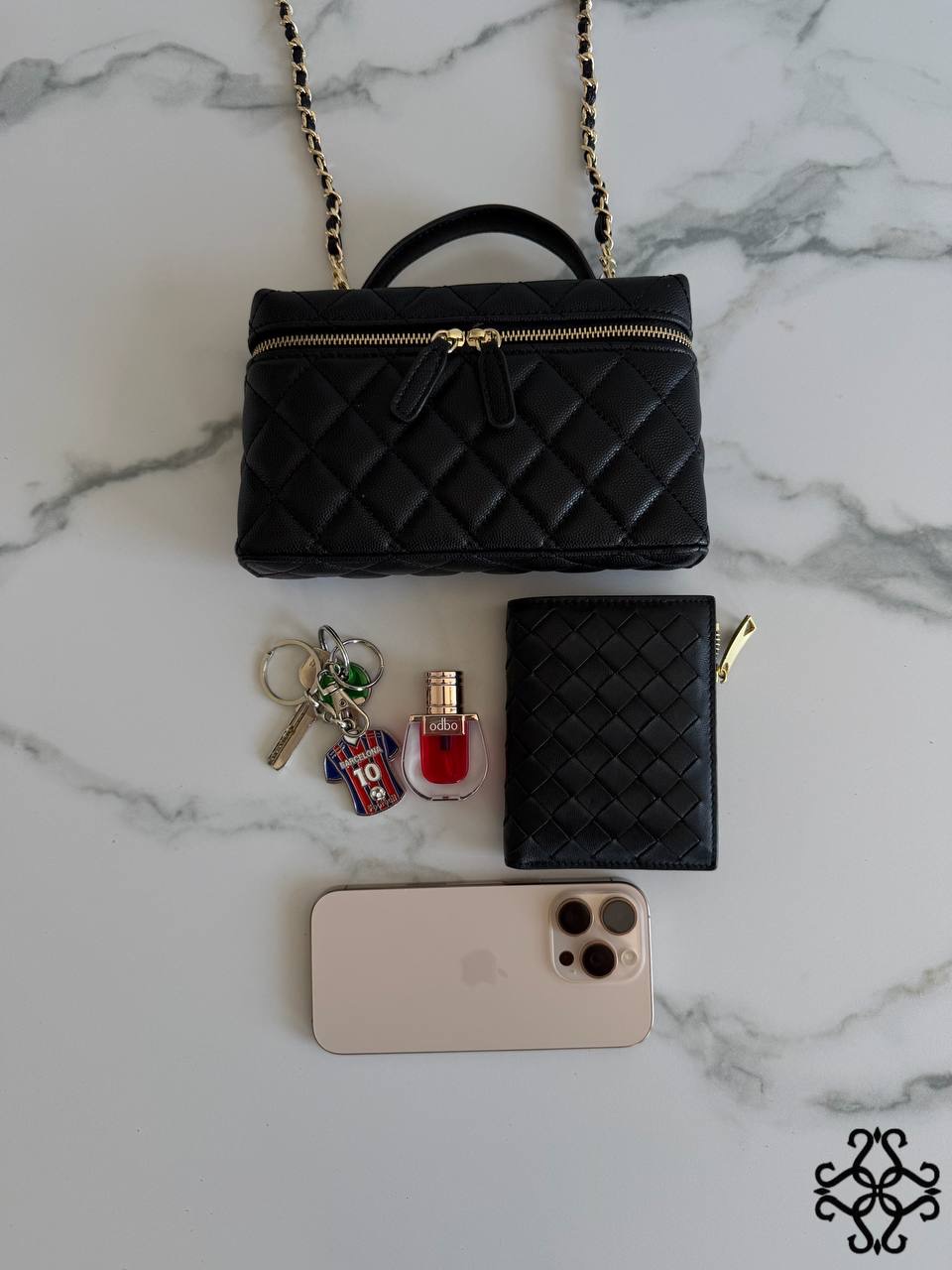 Gesteppte Box-Bag