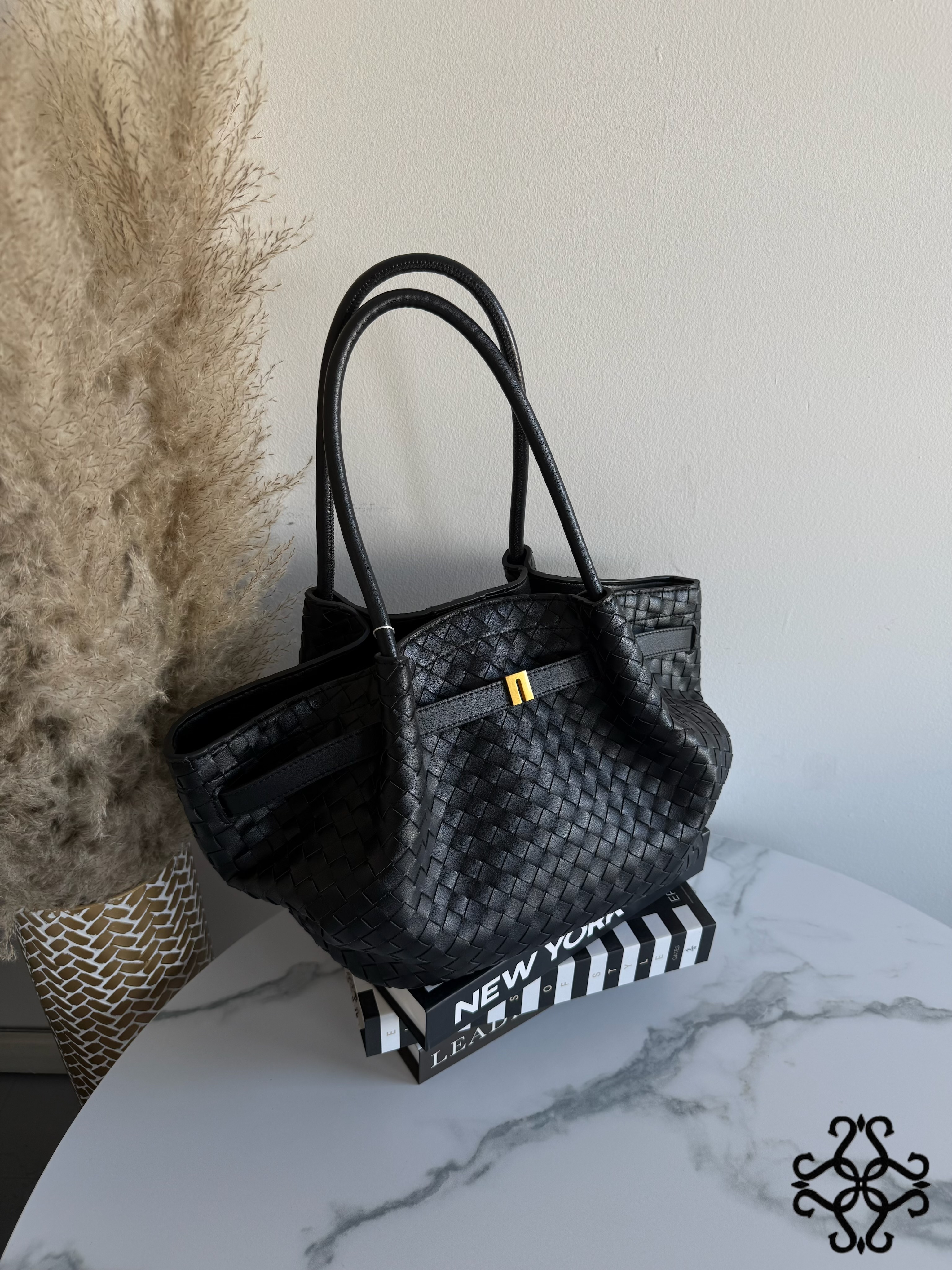 Geflochtene Shopper-Tasche