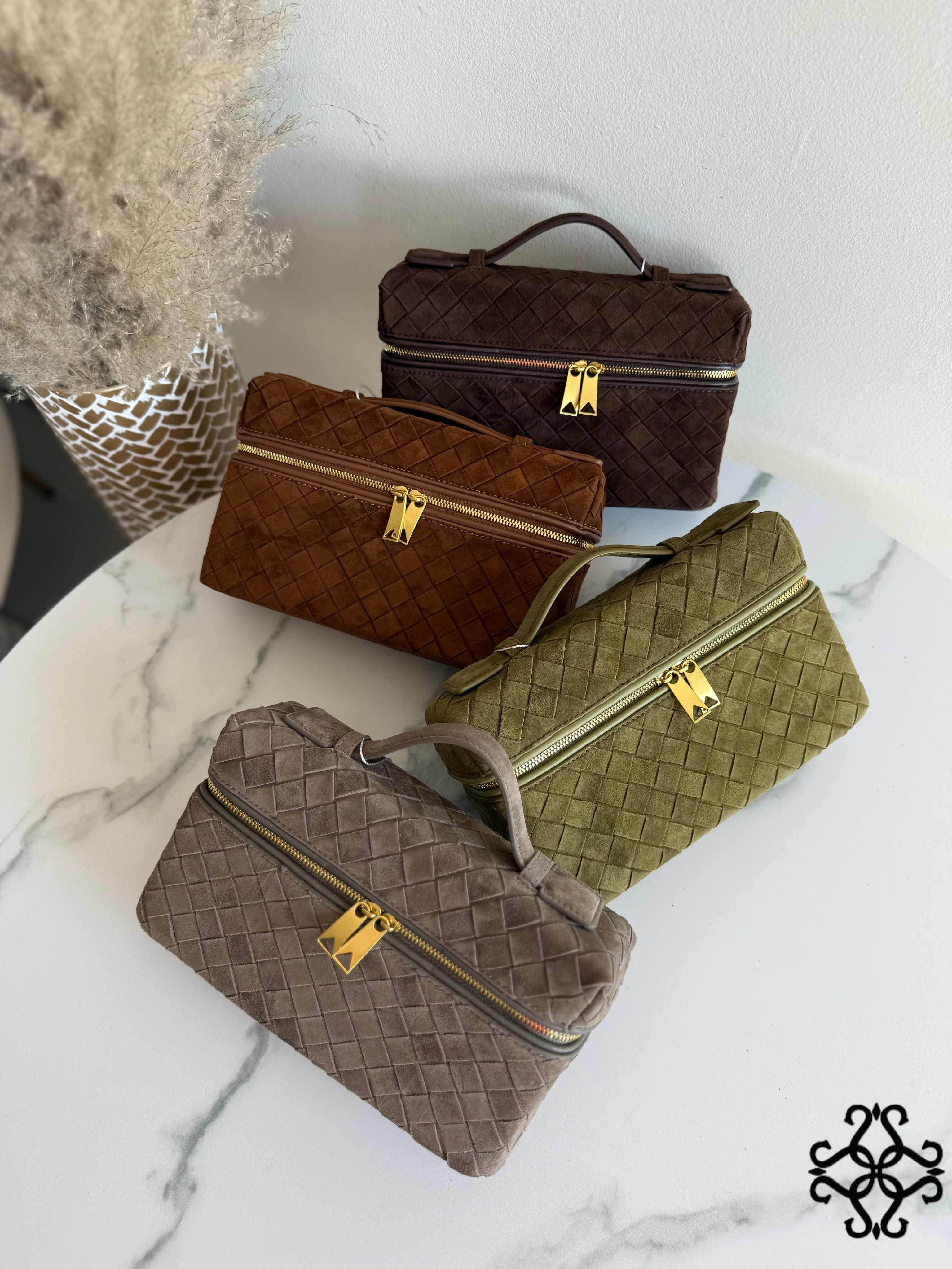 Gesteppte Box-Handtasche