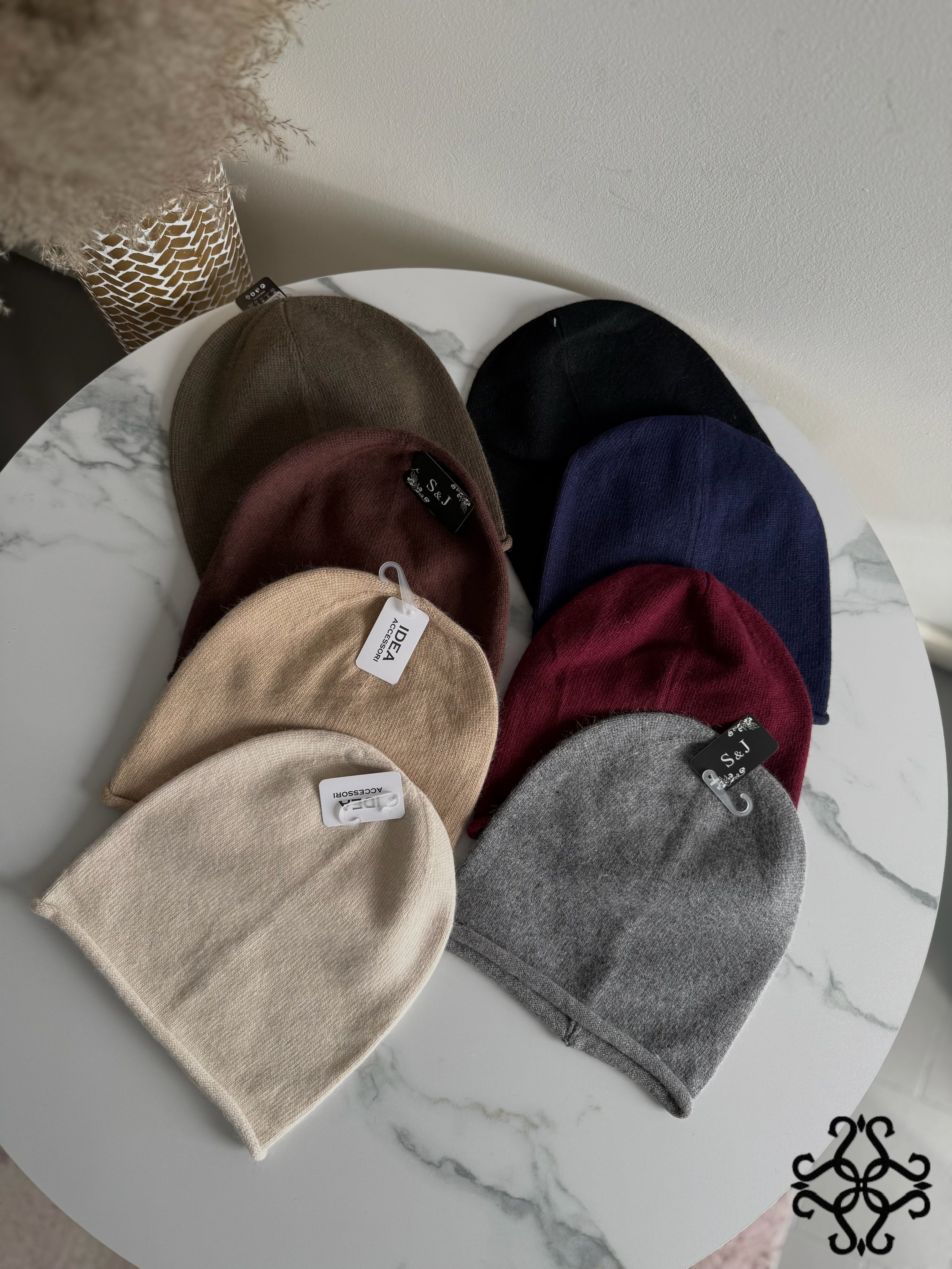 Einfarbige Beanie