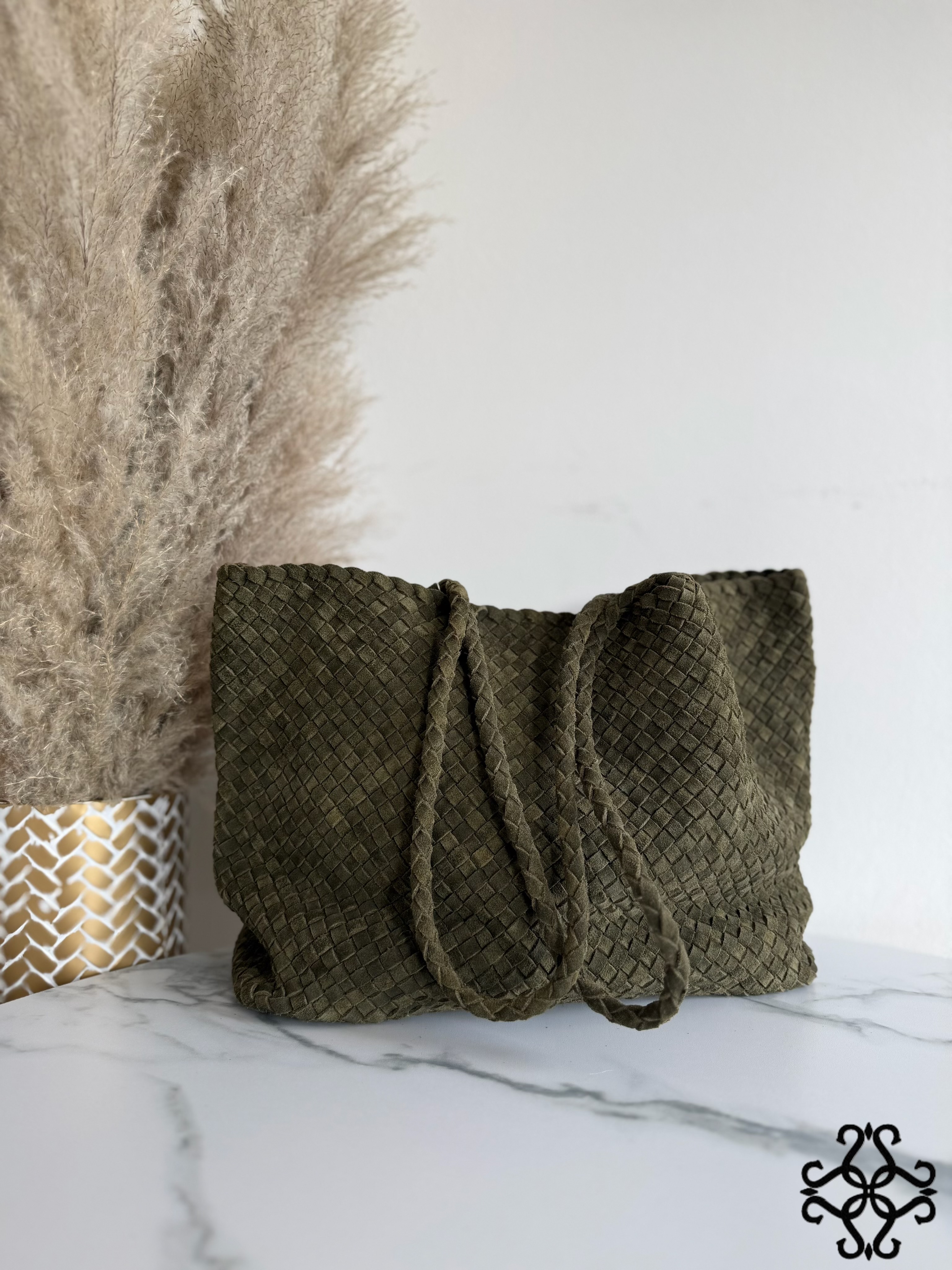 Gevlochten Shopper-Tasche