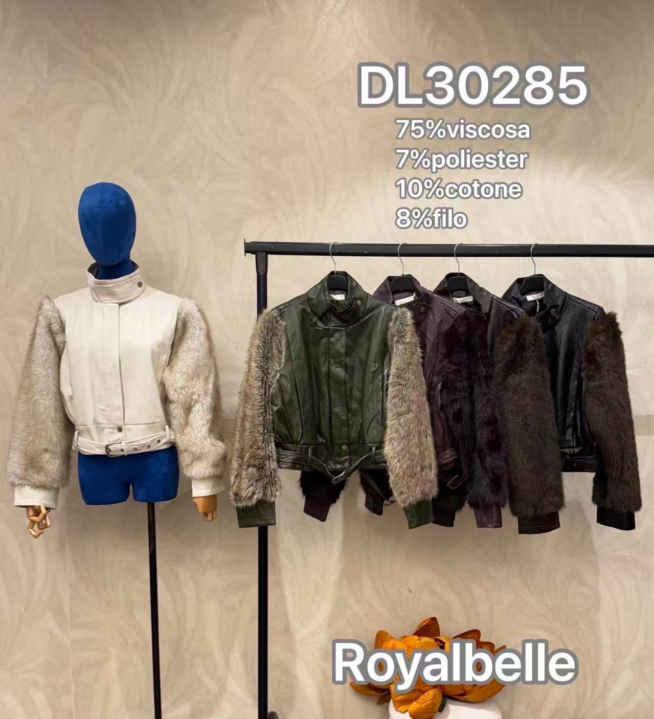 Bomberjacke mit Taillengürtel