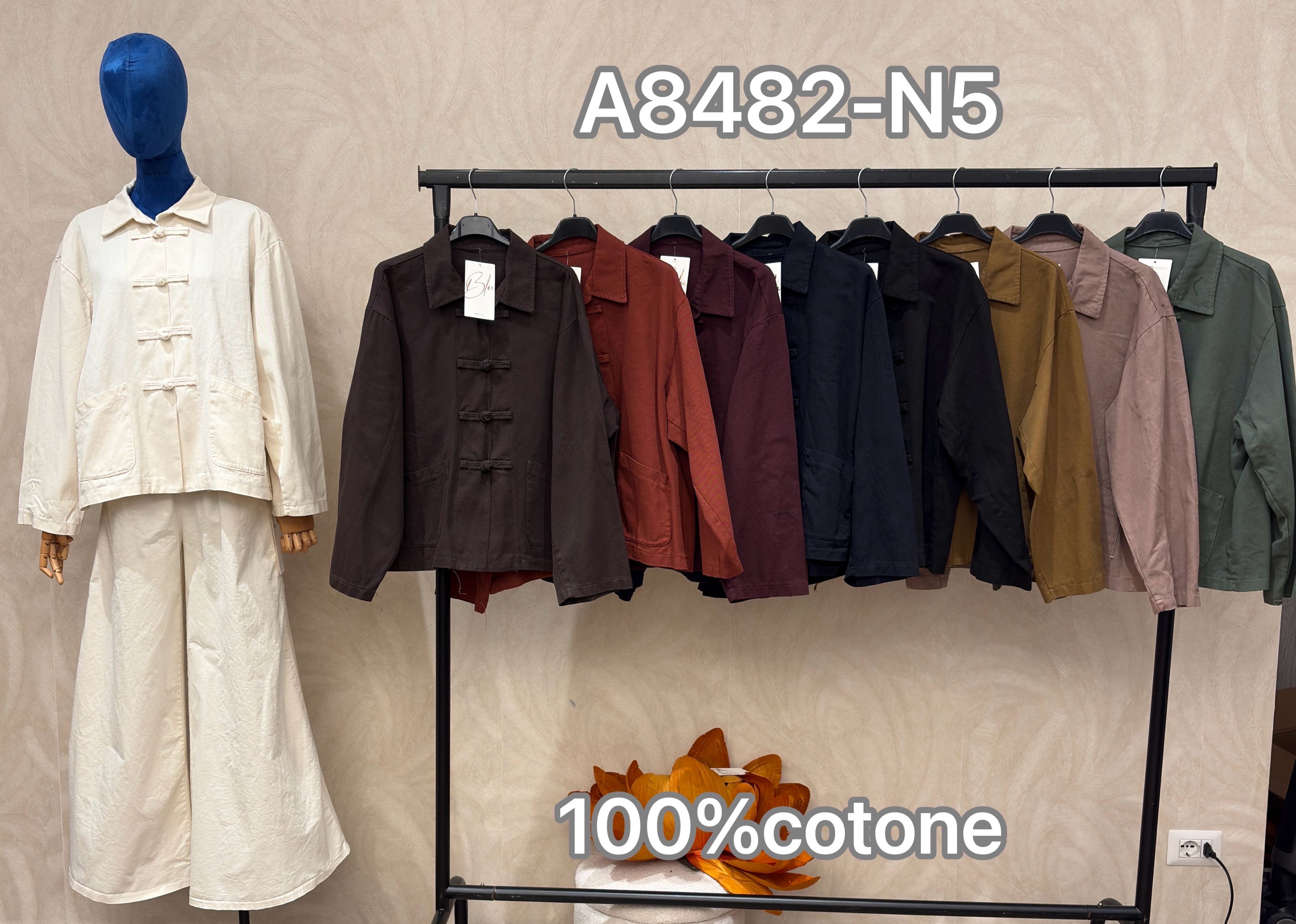 Oversize-Jacke mit Kragen