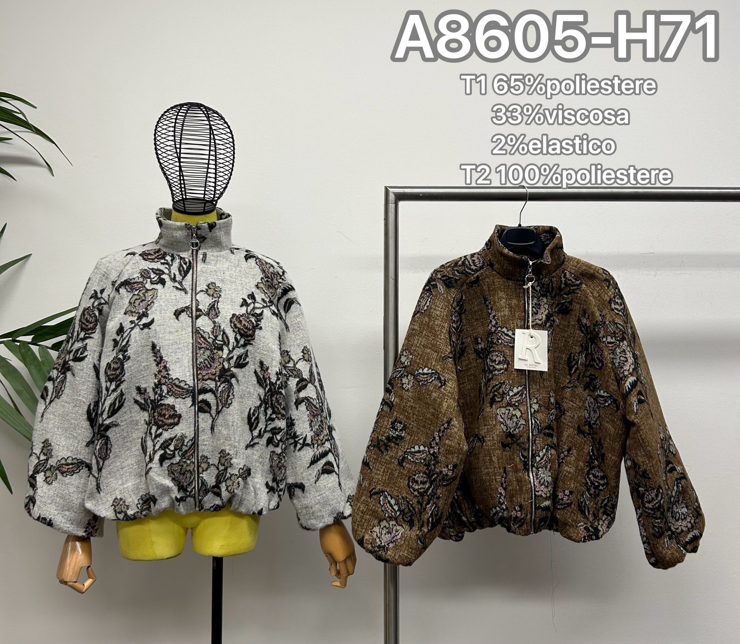 Oversize-Bomberjacke mit Stehkragen