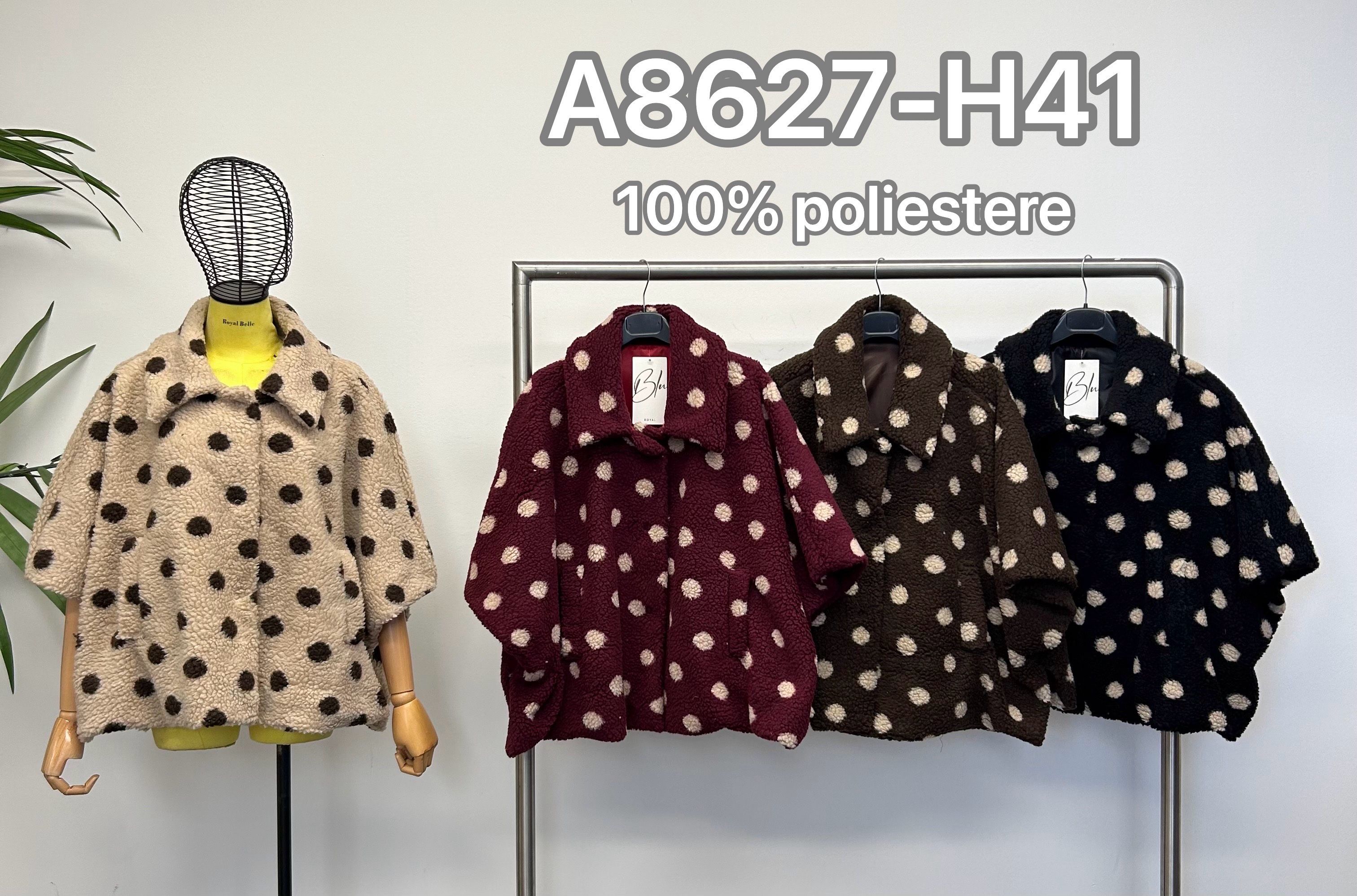 Lockere Teddy-Jacke mit Kragen