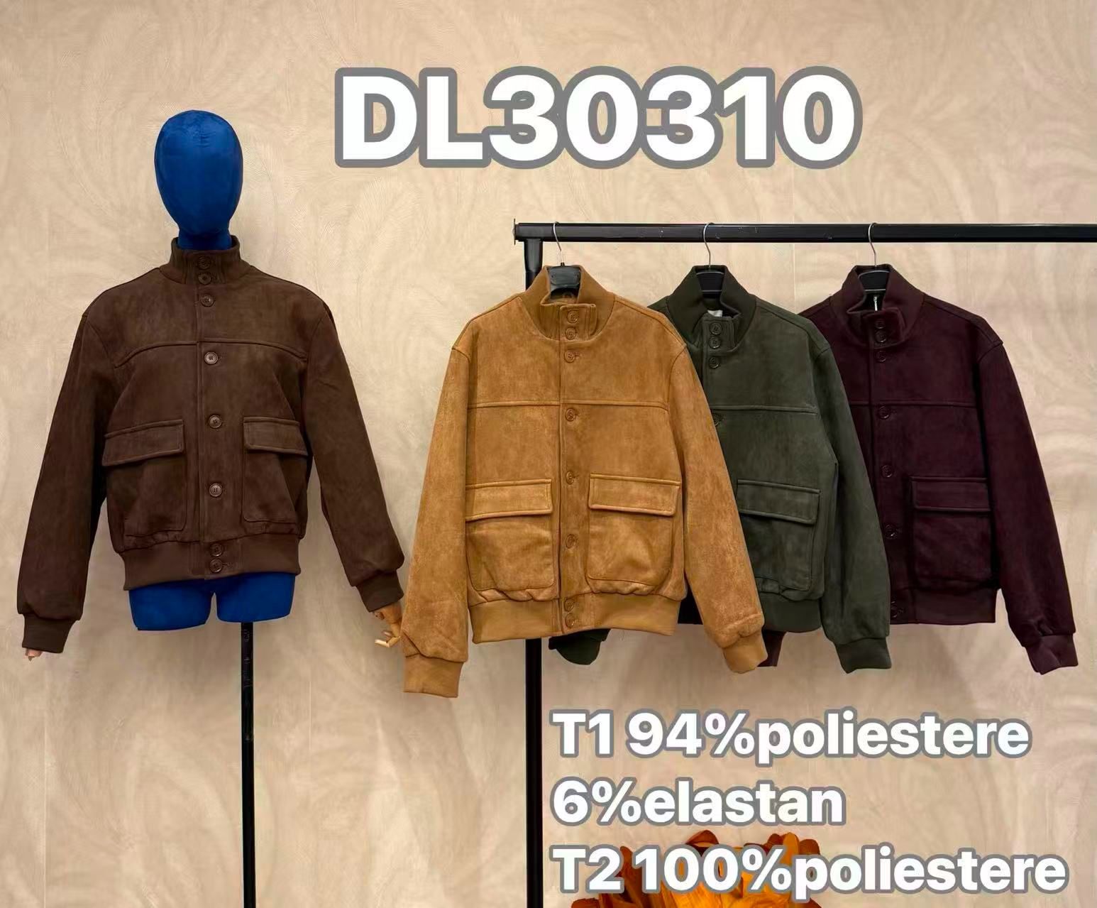 Jacke mit Stehkragen