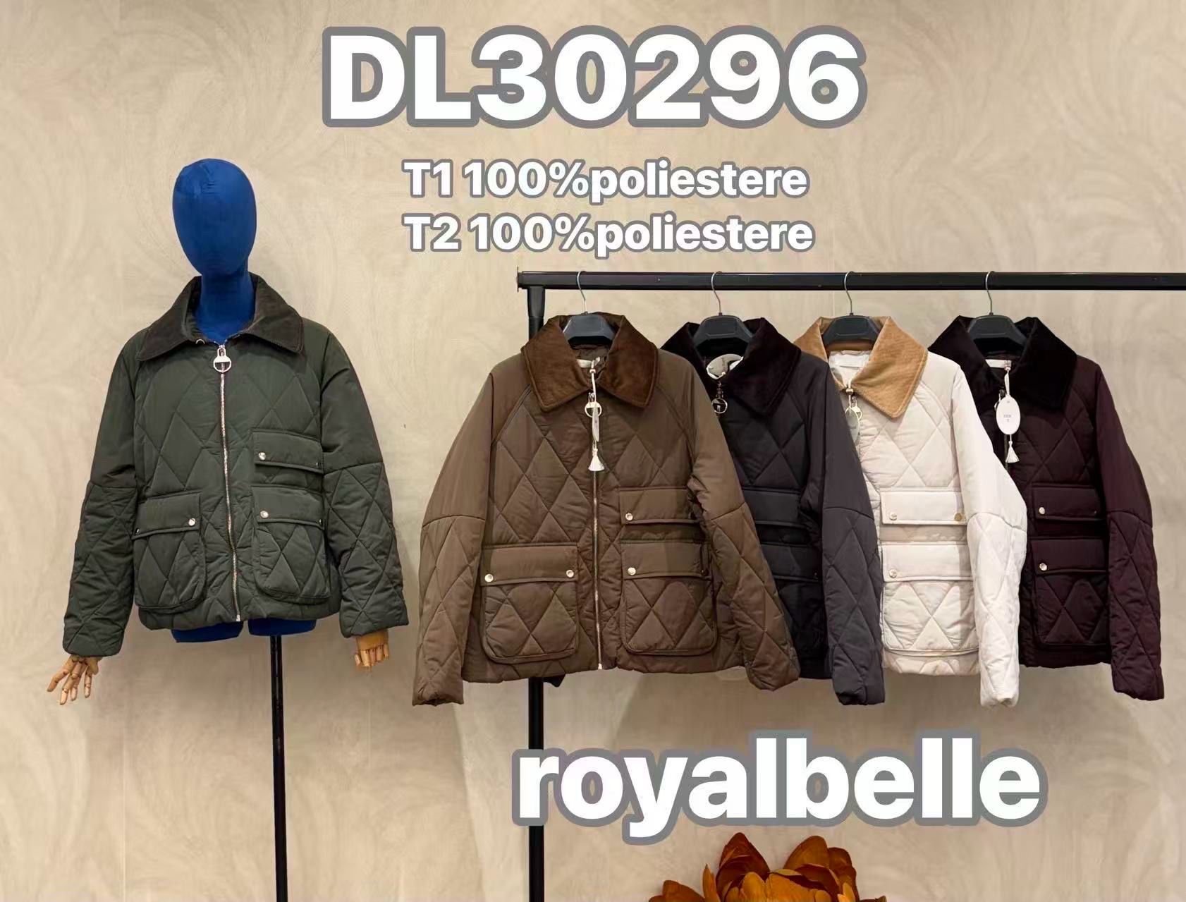 Gekürzte Steppjacke