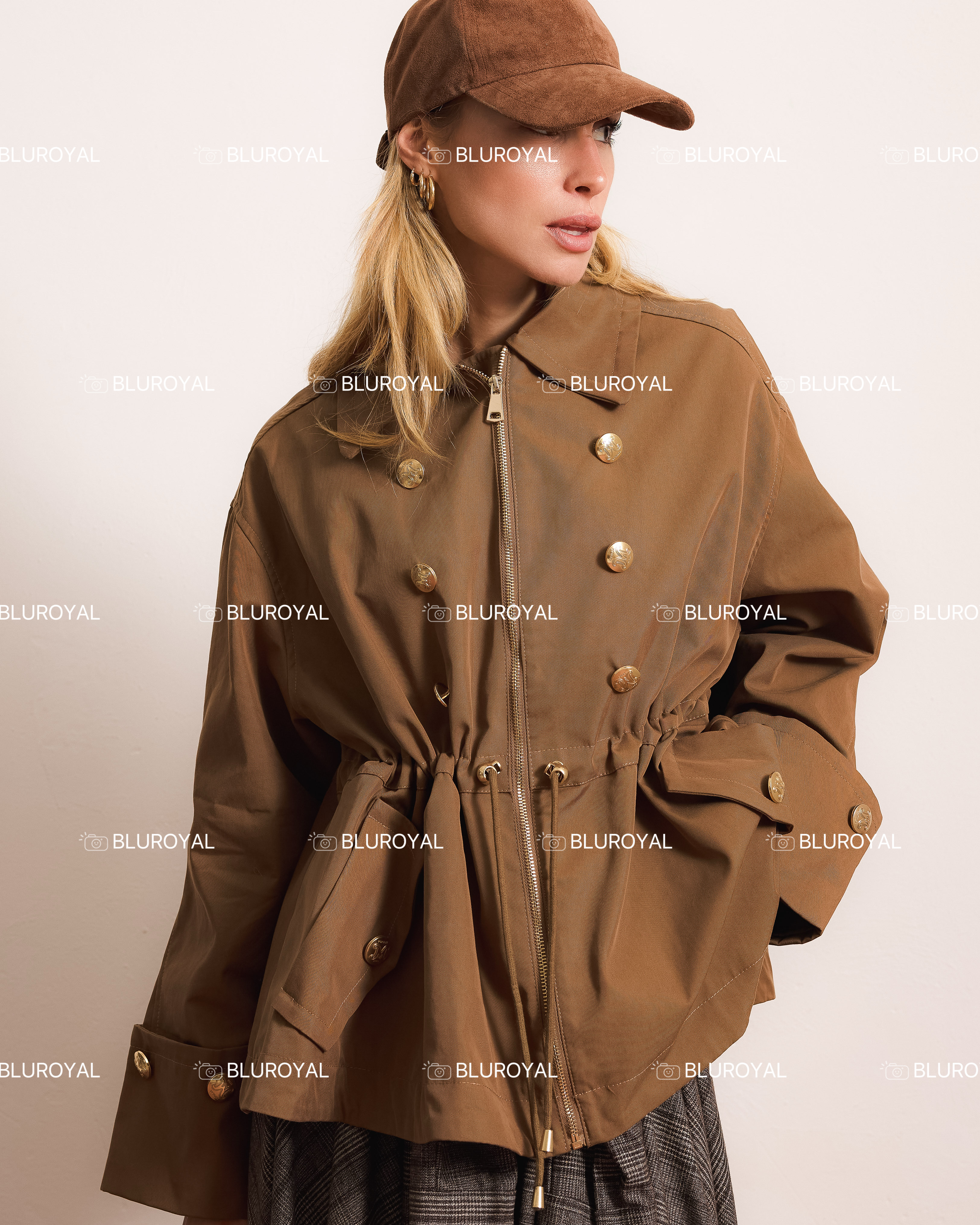 Jacke mit Taillenzug