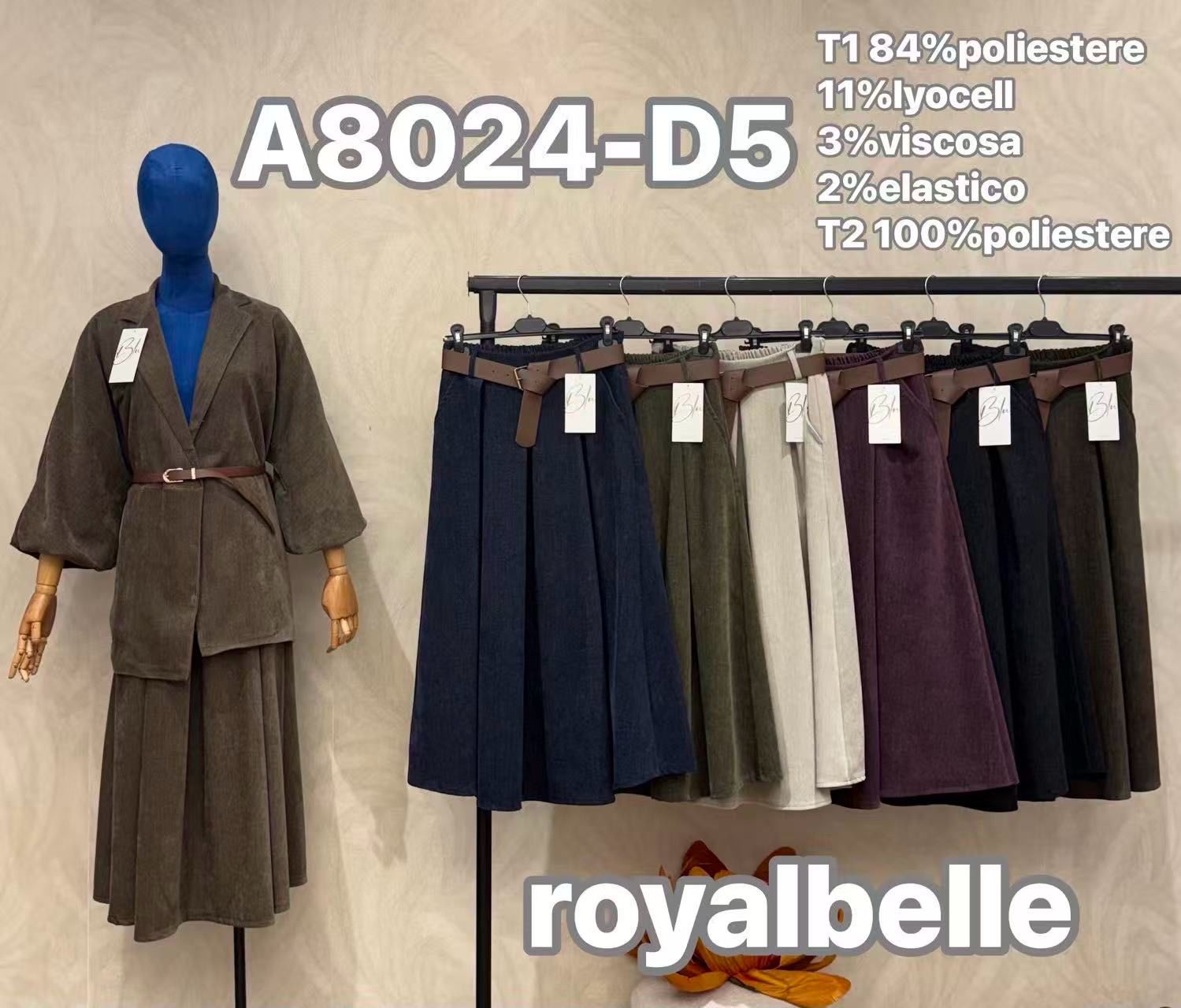 Lockere Jacke mit Taillengürtel