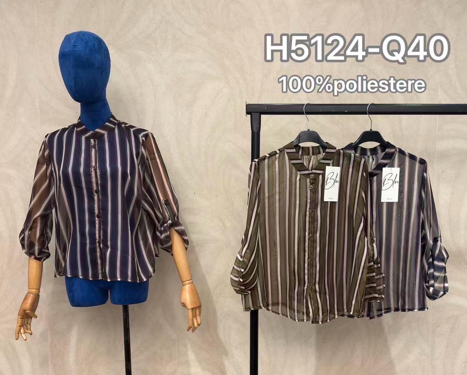 Gerade Bluse mit Kragen