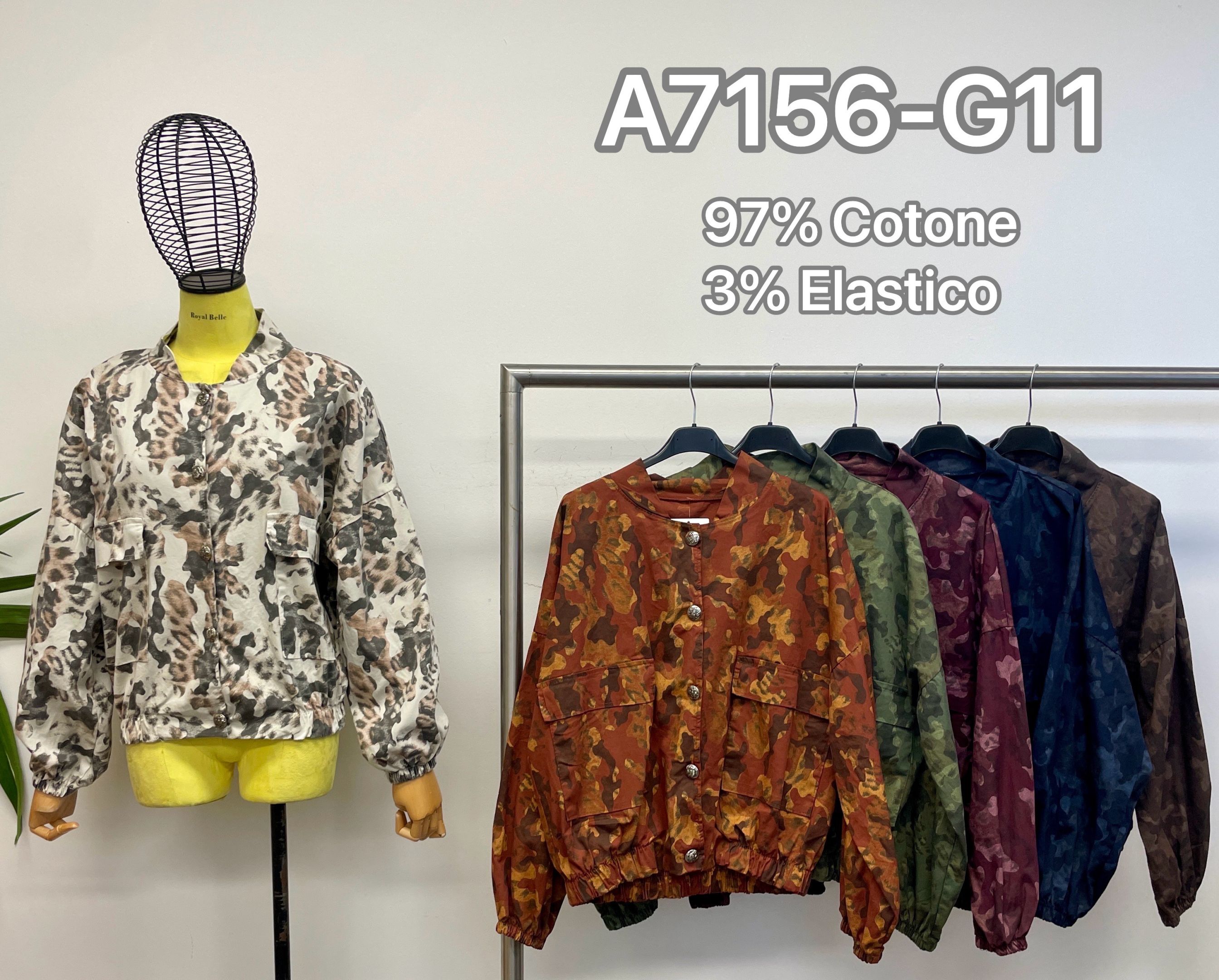 Bomberjacke mit Animal-Print