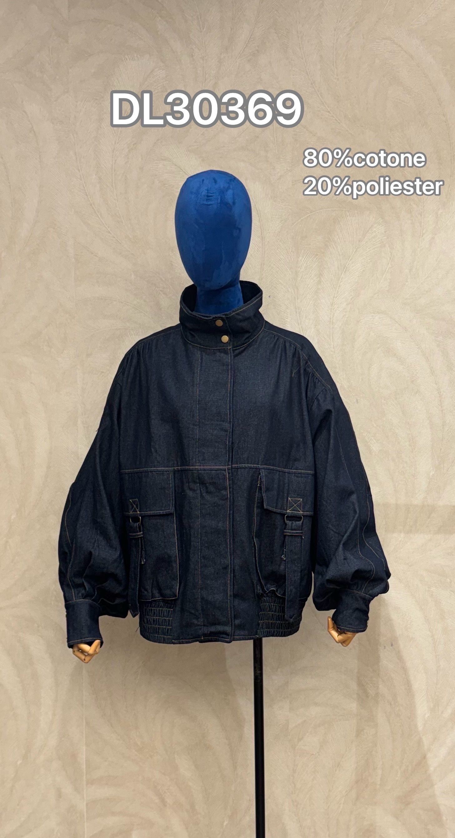 Oversize-Jacke mit Stehkragen