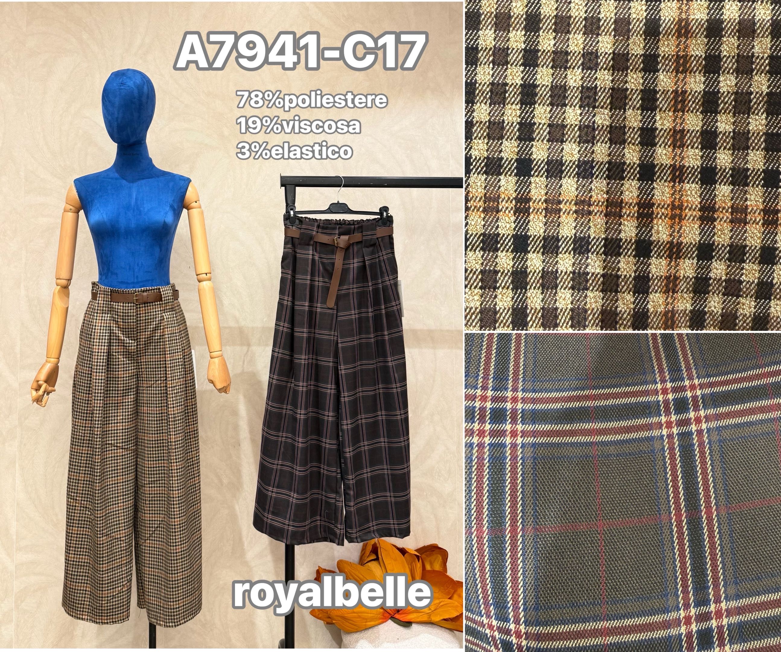 Weite Hose mit Gürtel