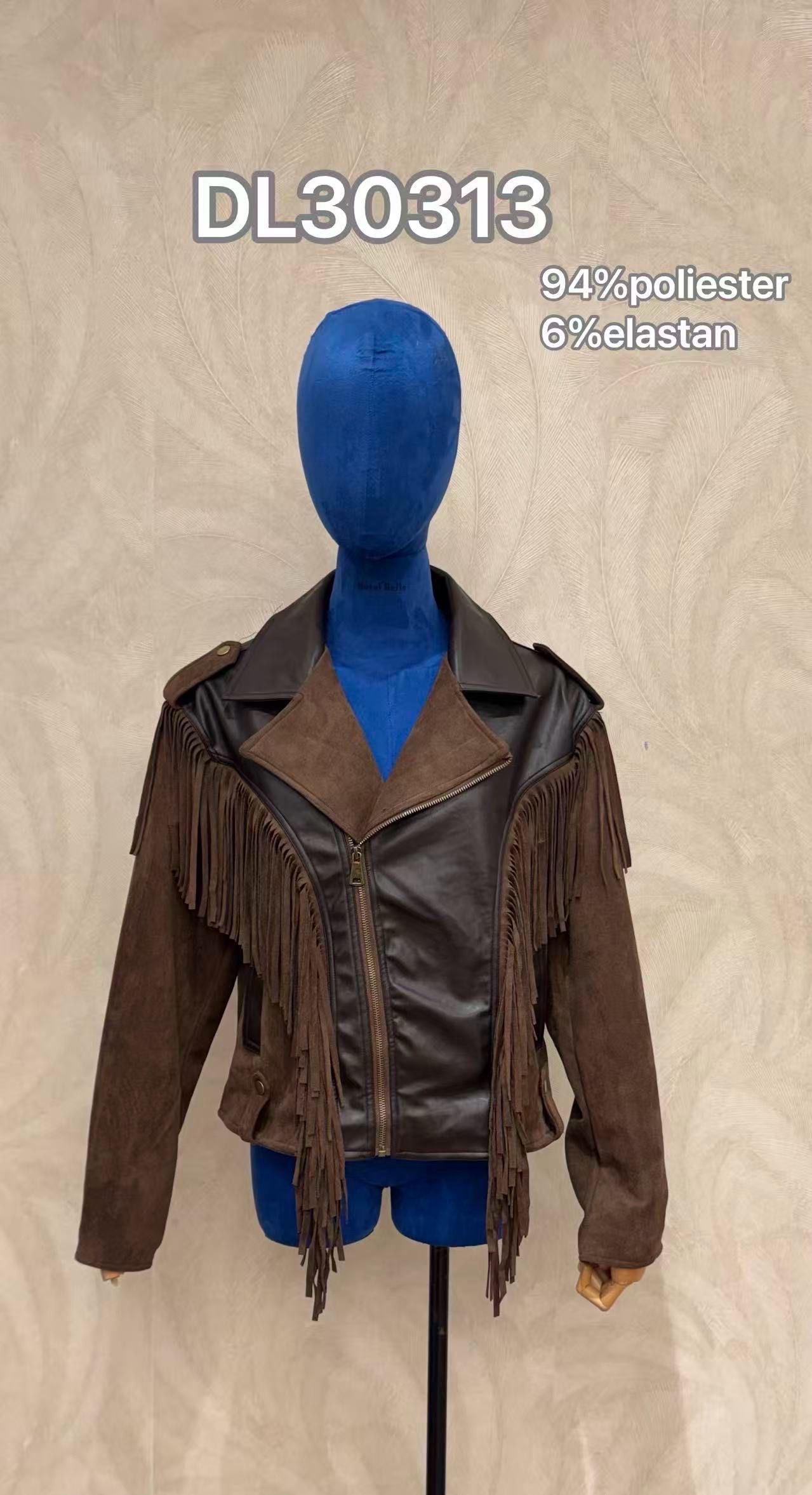 Bikerjacke mit Fransen