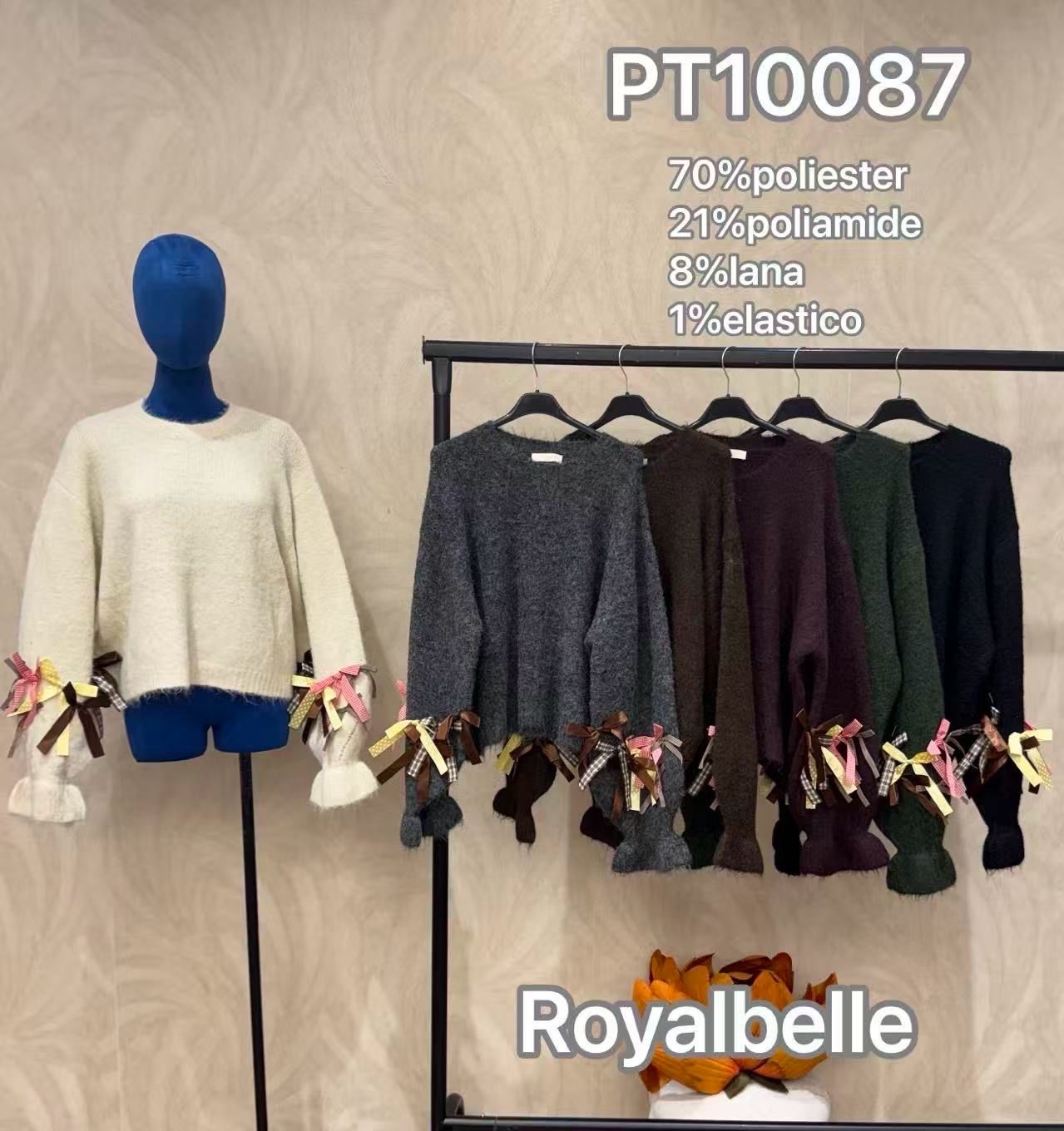 Pullover mit Schleifen