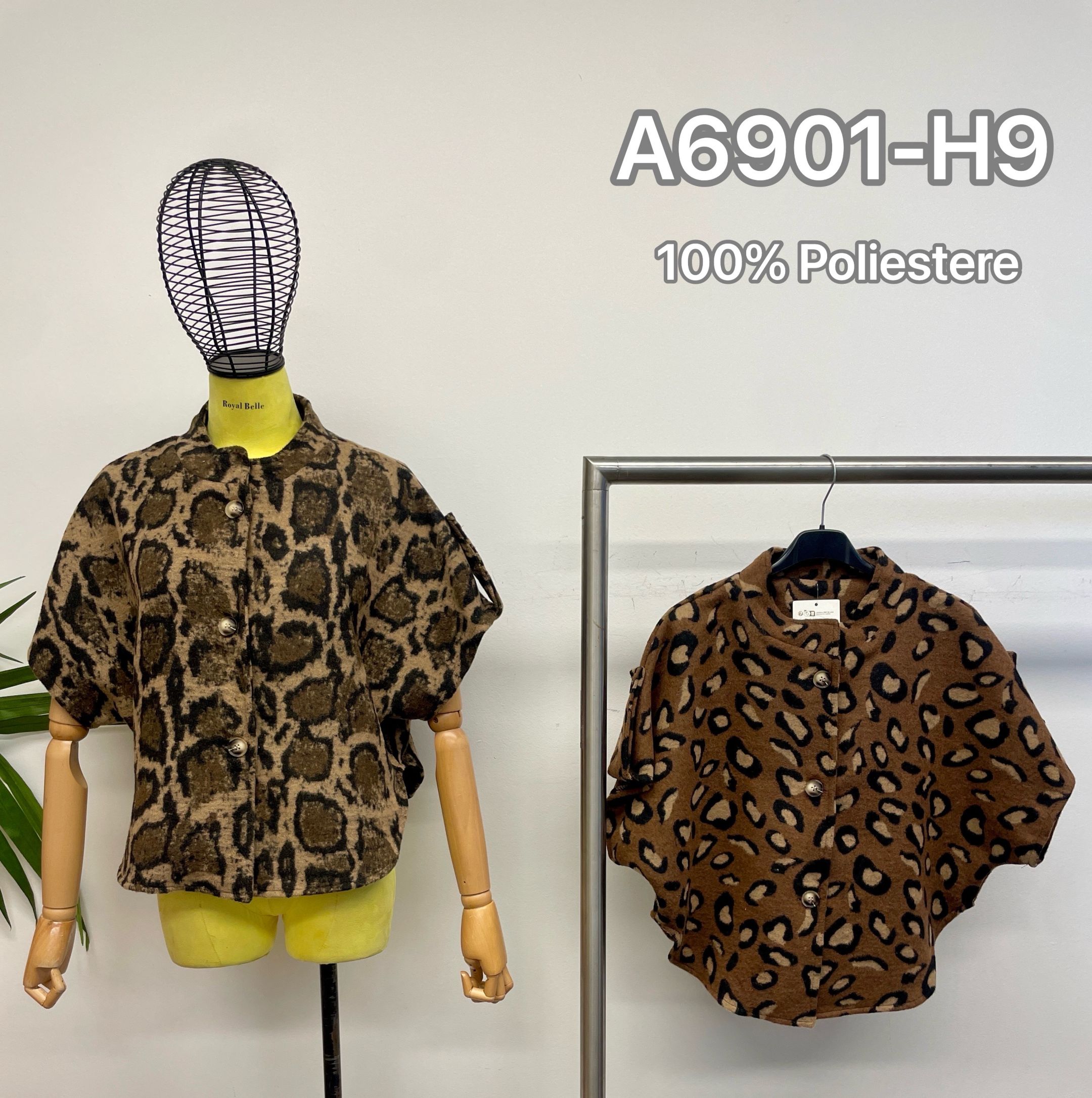 Regular-Jacke mit Hemdkragen