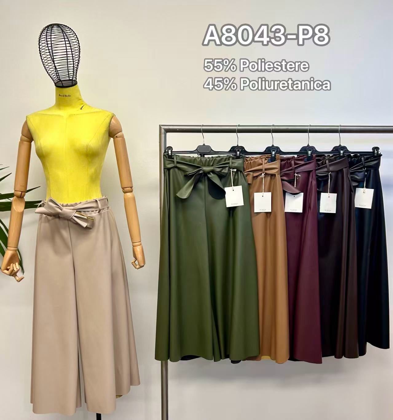 Maxi-Rock mit Paperbag-Bund