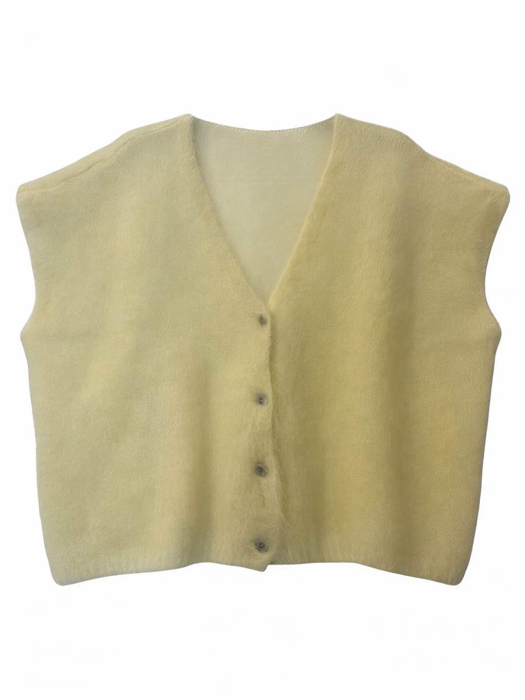 Oversize Weste mit V-Ausschnitt