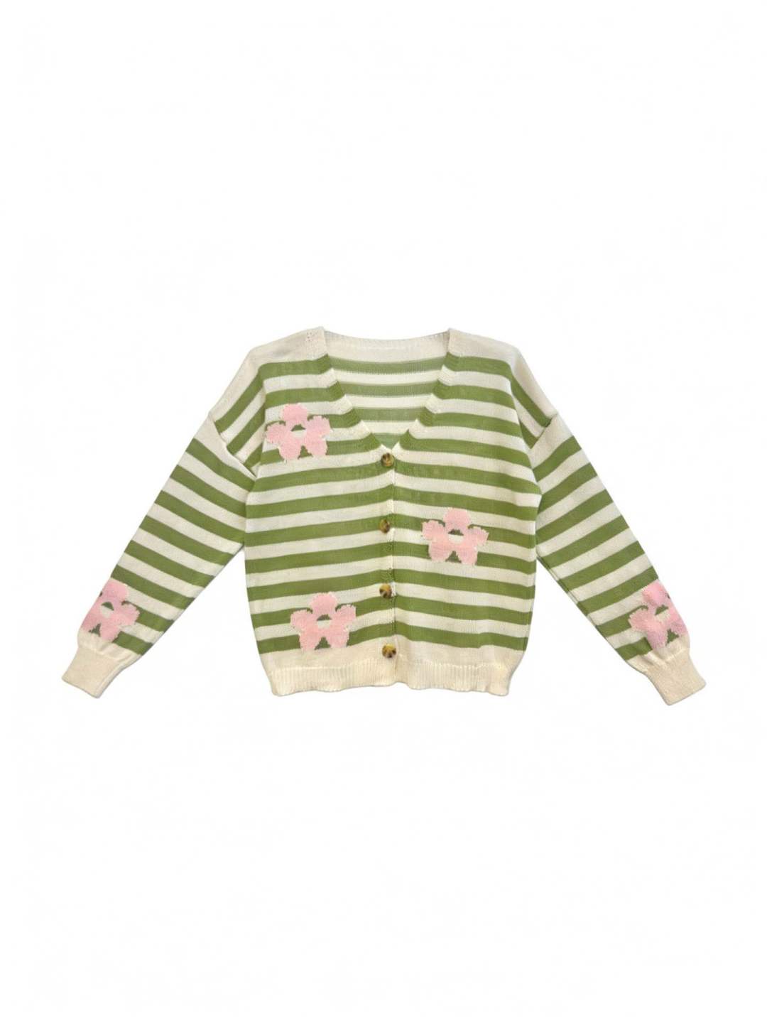 Schlichter Cardigan mit Streifen