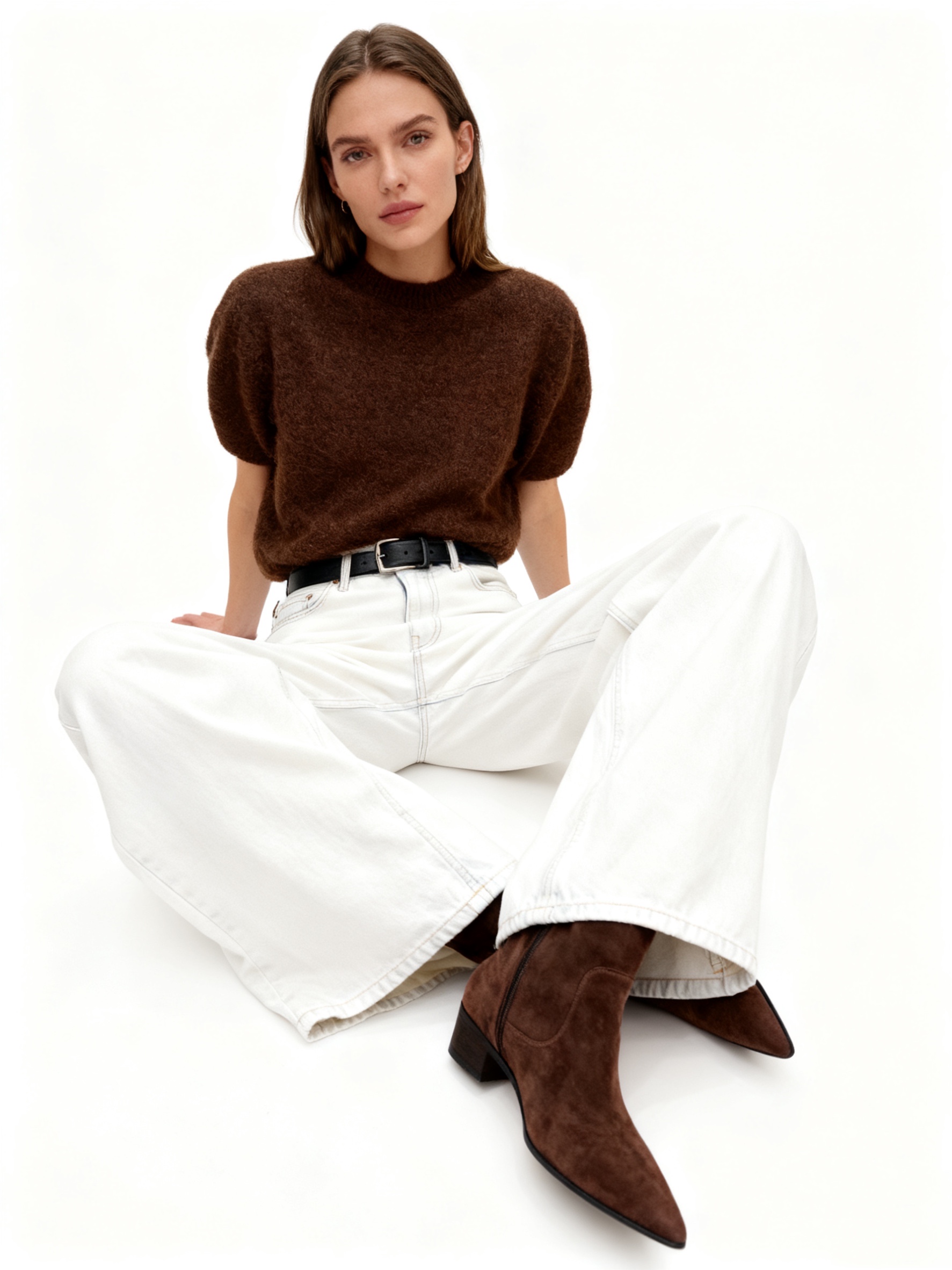 Regular Fit Gerader Pullover