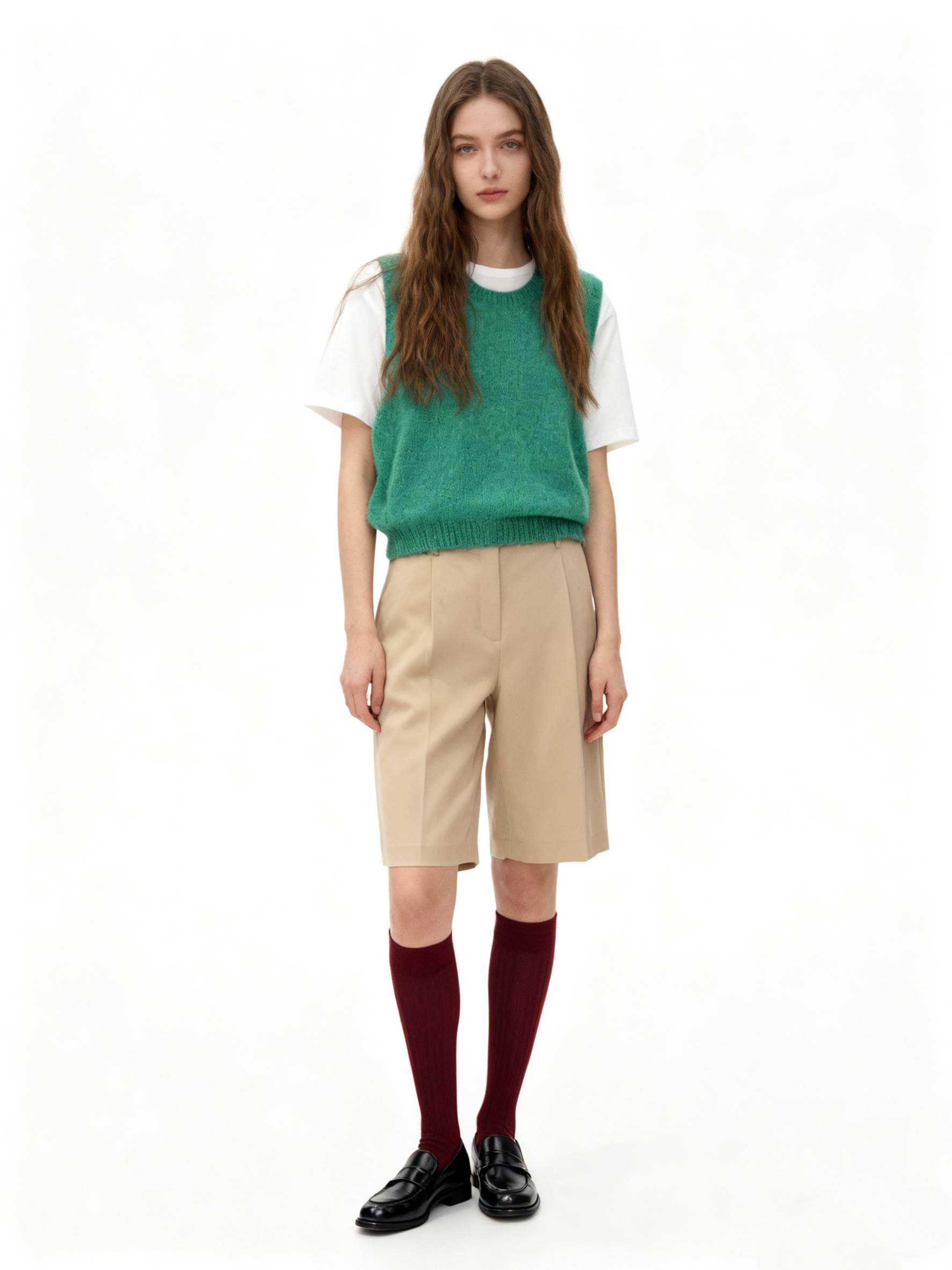 Regular Mohair-Weste