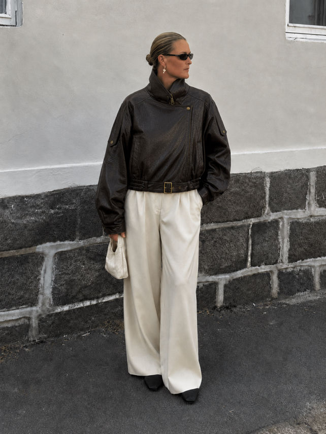 Oversize-Jacke mit Kragen