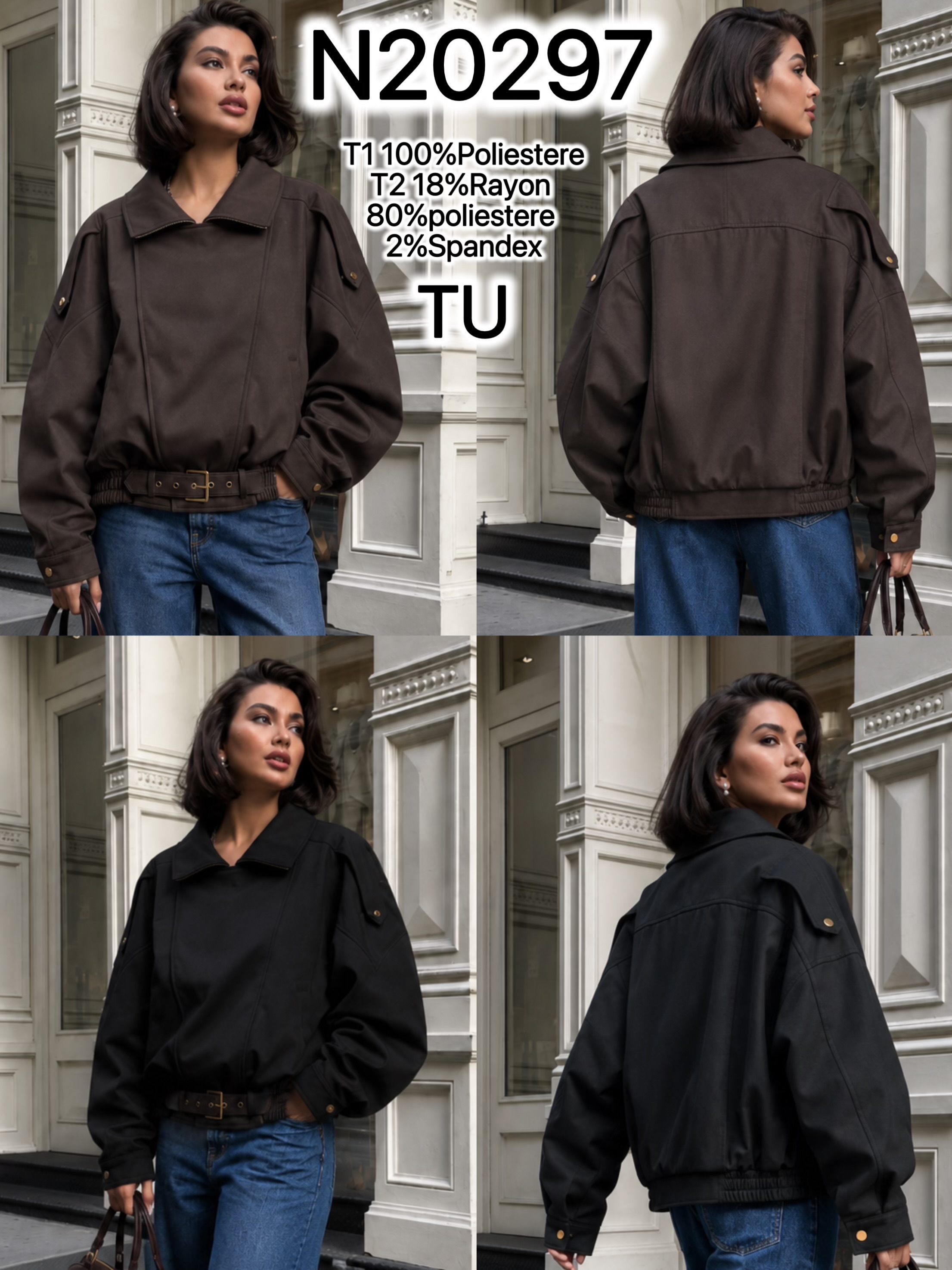 Lässige Bomberjacke