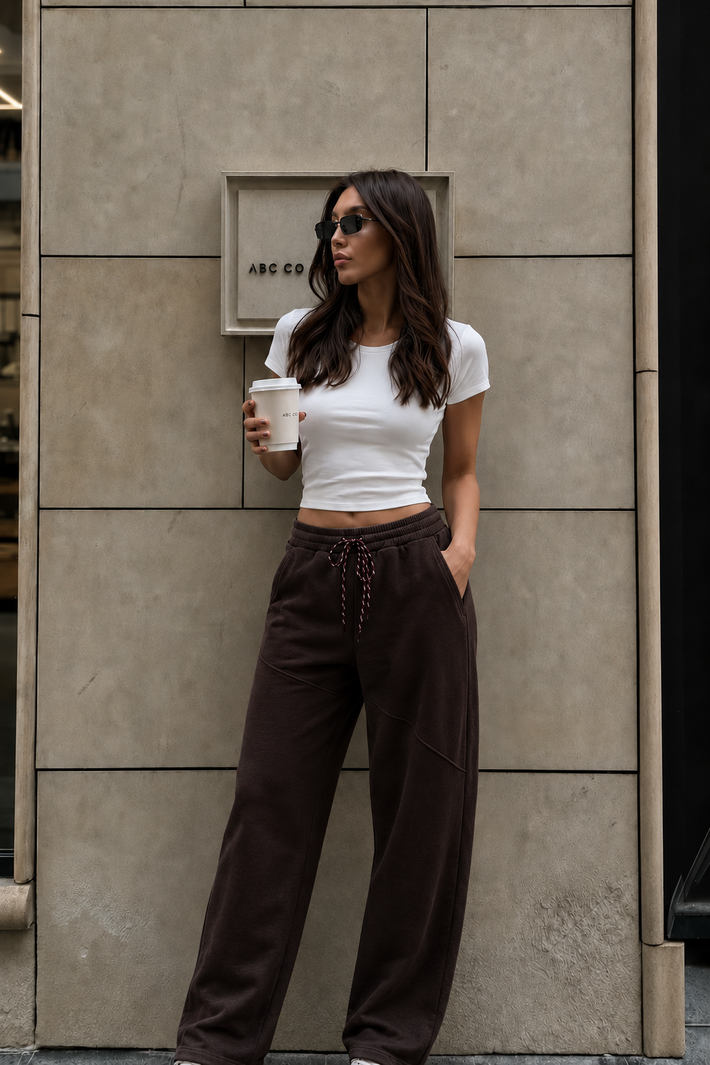Lockere Wide‑Leg Hose