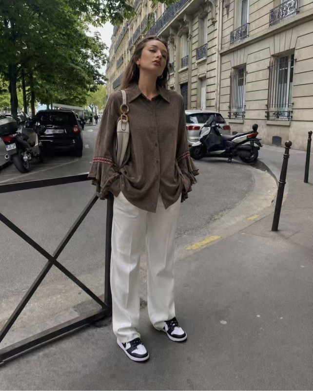 Lässiges Oversize-Hemd