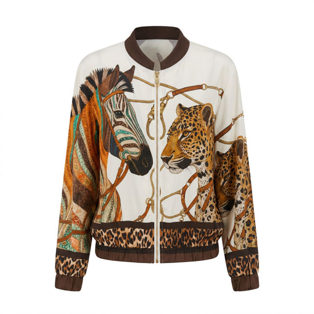 Satins Bomberjacke