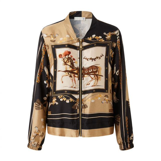 Satiny Bomberjacke