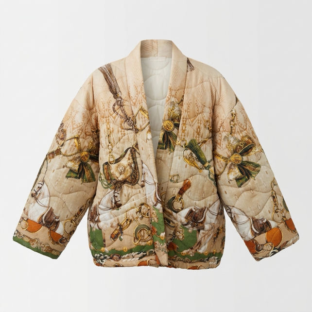 Kurtka Kimono Pikowana
