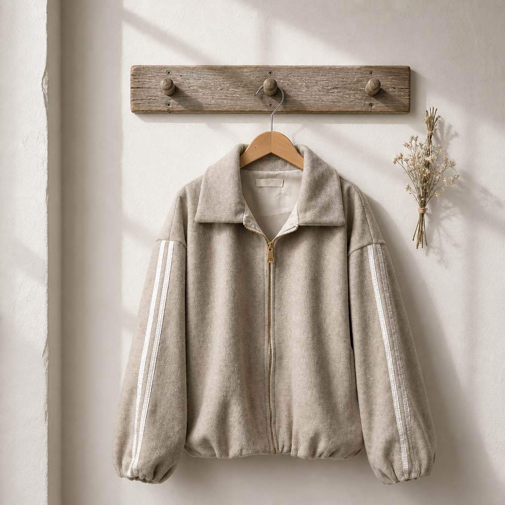 Oversized-Jacke mit Kragen