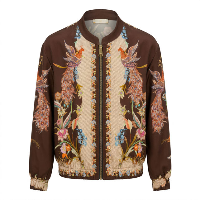 Bomberjacke mit Print