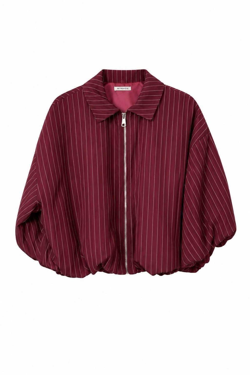 Oversize-Bomberjacke mit Streifen