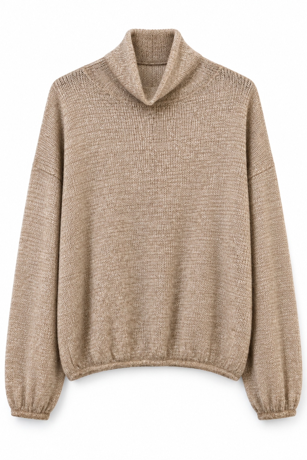 Oversize Pullover mit Rollkragen