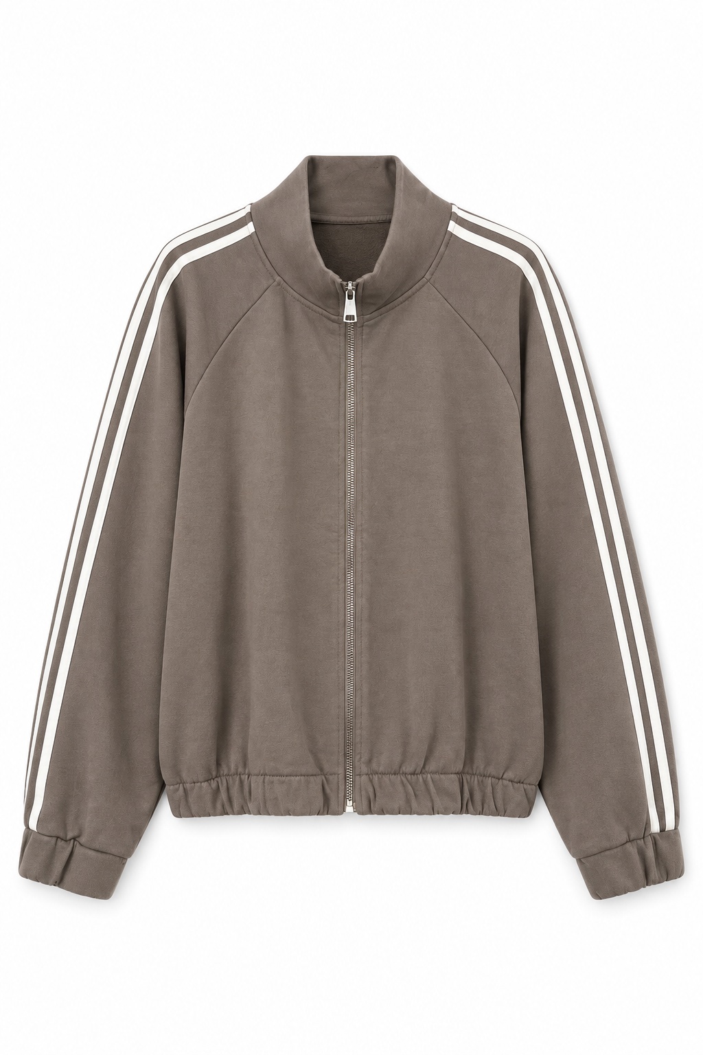 Lockere Jacke mit Stehkragen