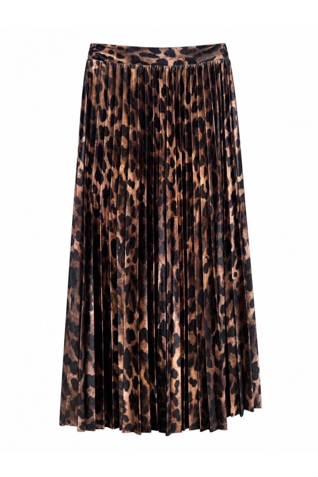 Plissierter Maxi-Rock