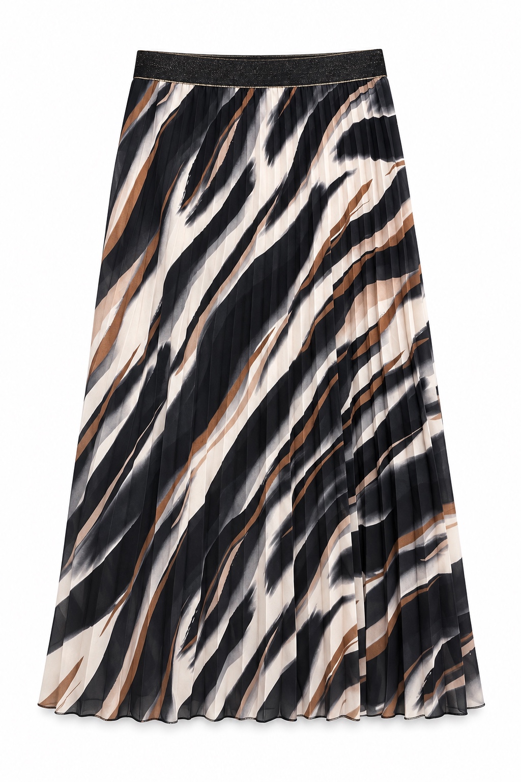 Plissierter Maxi-Rock