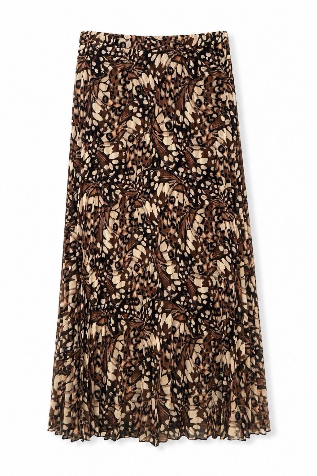Plissierter Maxi‑Rock A‑Linie
